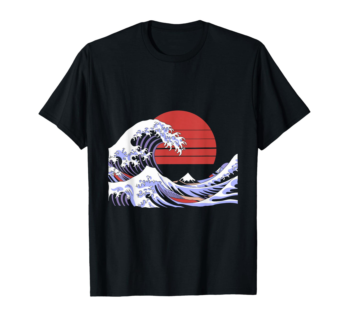 Big Wave Vaporwave Aesthetic 80S Anime T-Shirt - Trendy Graphic Men Women - T-Shirt, Sweatshirt, Hoodie