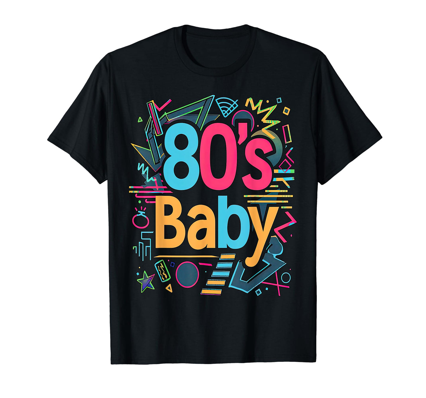 80S 1980S Party Costume Synthwave T-Shirt - Trendy Graphic for Adults - T-Shirt, Sweatshirt, Hoodie