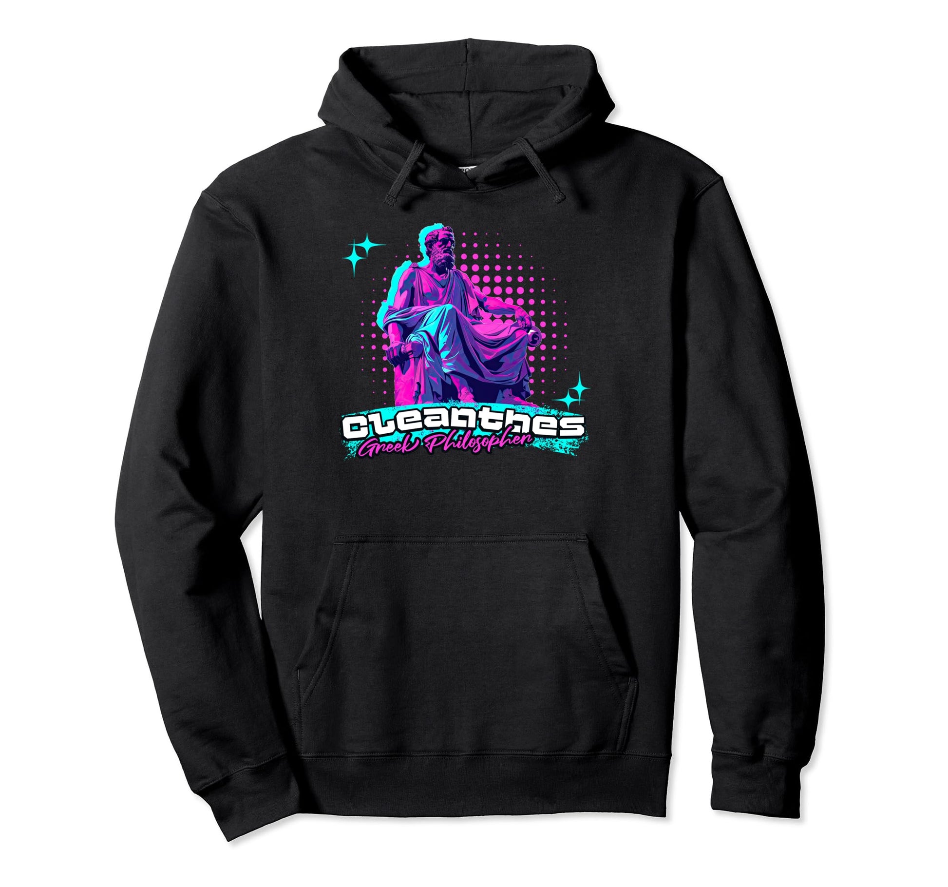 Chrysippus Stoicism Vaporwave Hoodie - Casual Everyday Wear for Adults - T-Shirt, Sweatshirt, Hoodie
