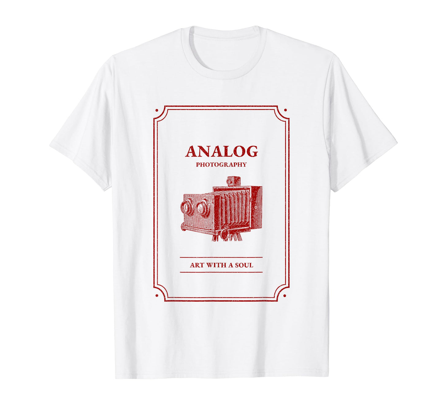 Analog Photography Art Soul Camera T-Shirt - Fun Novelty Design for Adults - T-Shirt, Sweatshirt, Hoodie