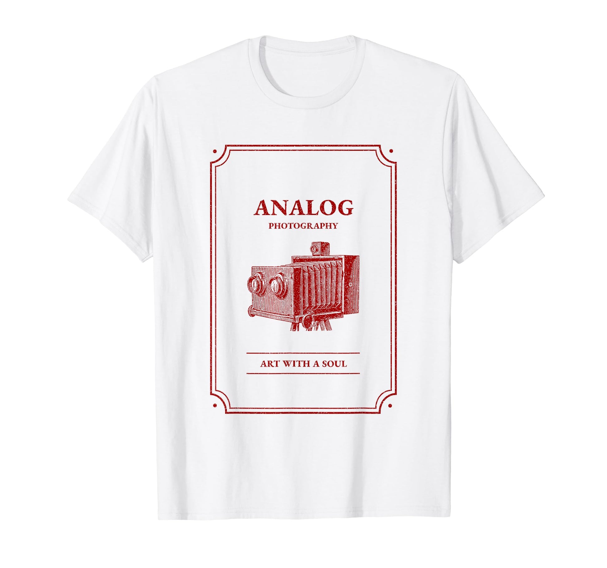 Analog Photography Art Soul Camera T-Shirt - Fun Novelty Design for Adults - T-Shirt, Sweatshirt, Hoodie