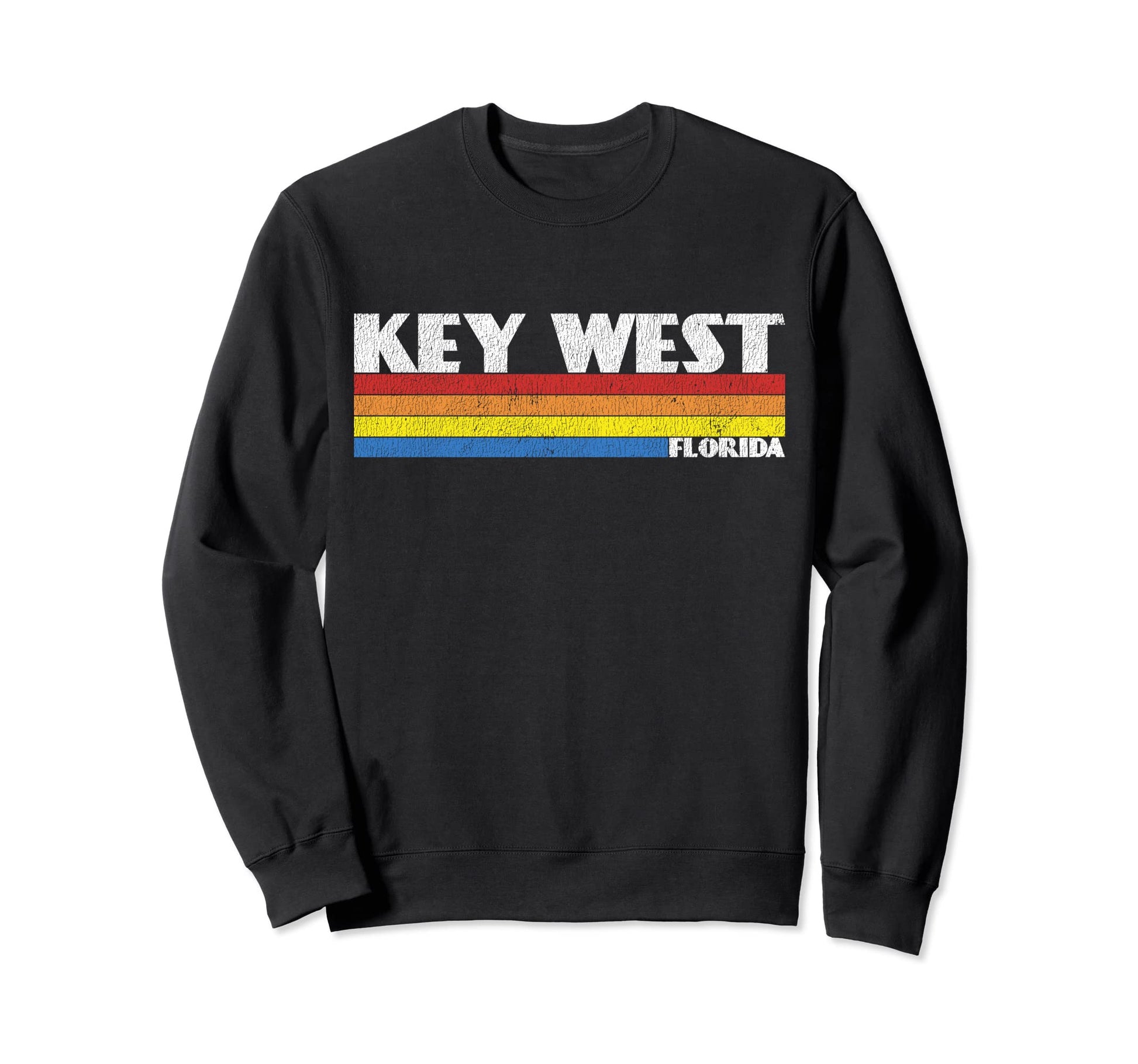 80S Key West Florida Fl Souvenir Sweatshirt - Custom Art Print Unisex - T-Shirt, Sweatshirt, Hoodie