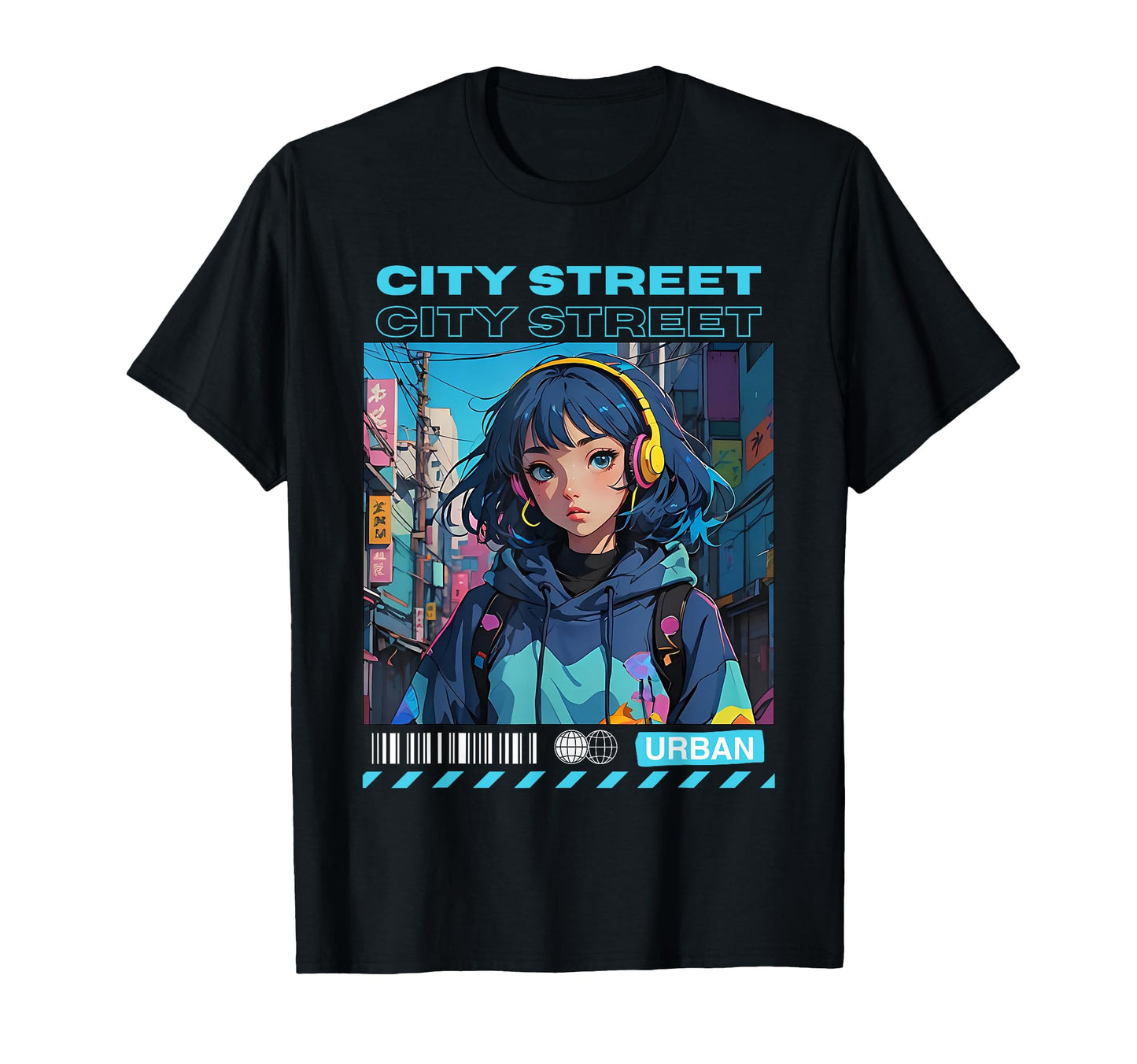 Anime Manga Cyberpunk Japanese T-Shirt - Minimalist Print Men Women - T-Shirt, Sweatshirt, Hoodie