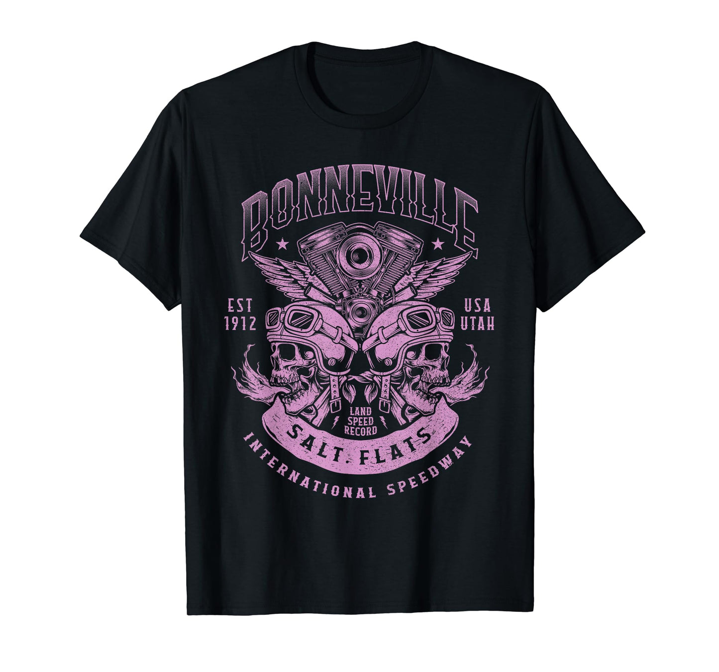 Bonneville Salt Flats Motorcycle Racing T-Shirt - Novelty Apparel Unisex - T-Shirt, Sweatshirt, Hoodie