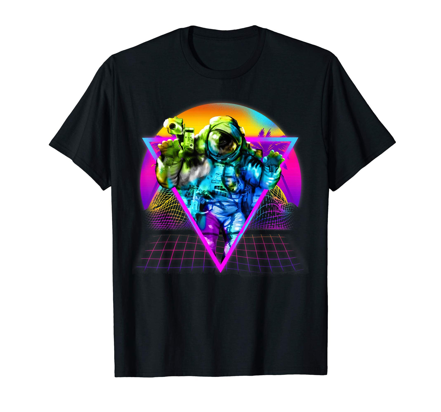 Astronaut 80S Aesthetic Vaporwave T-Shirt - Trendy Graphic Unisex - T-Shirt, Sweatshirt, Hoodie