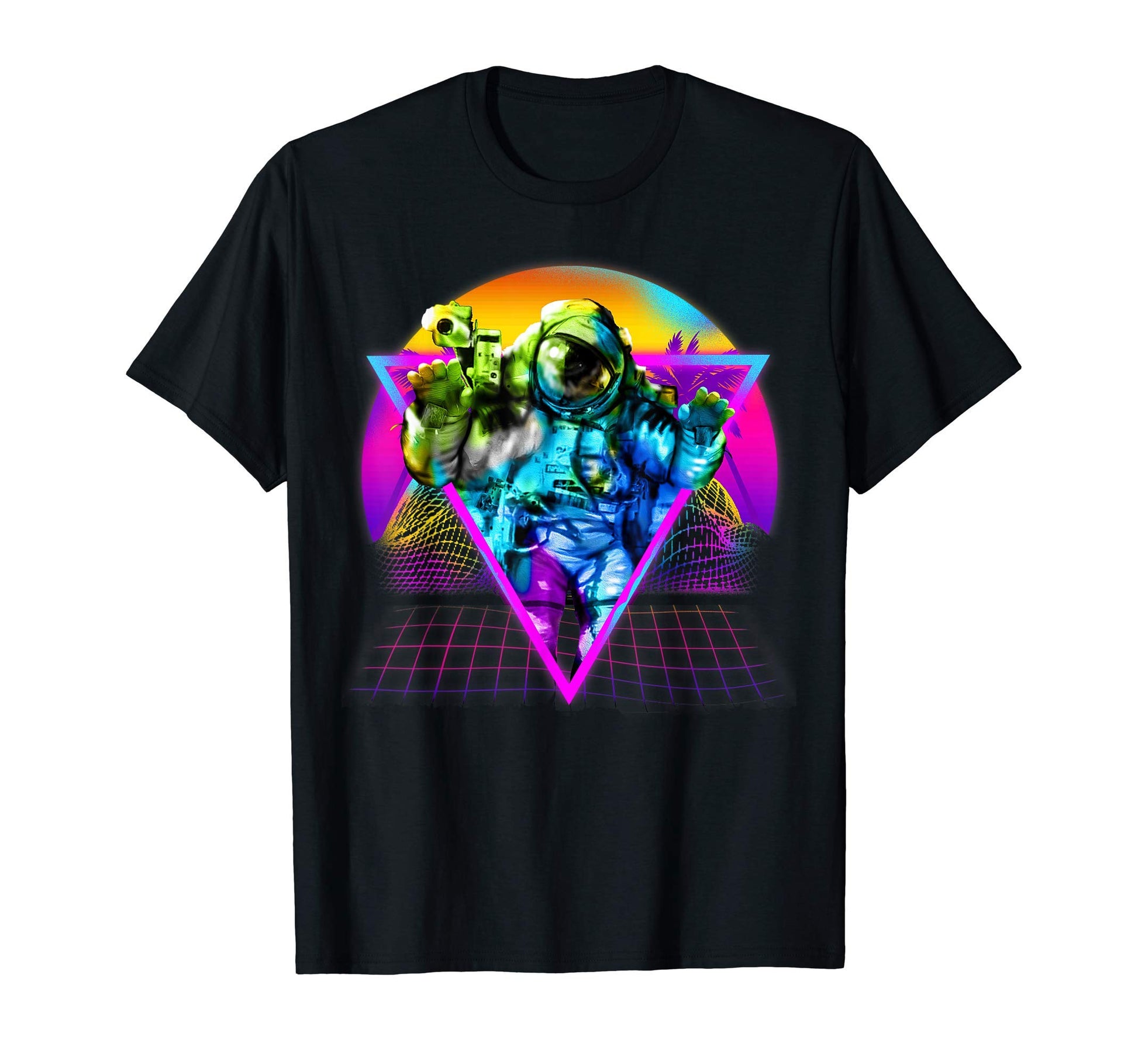 Astronaut 80S Aesthetic Vaporwave T-Shirt - Trendy Graphic Unisex - T-Shirt, Sweatshirt, Hoodie