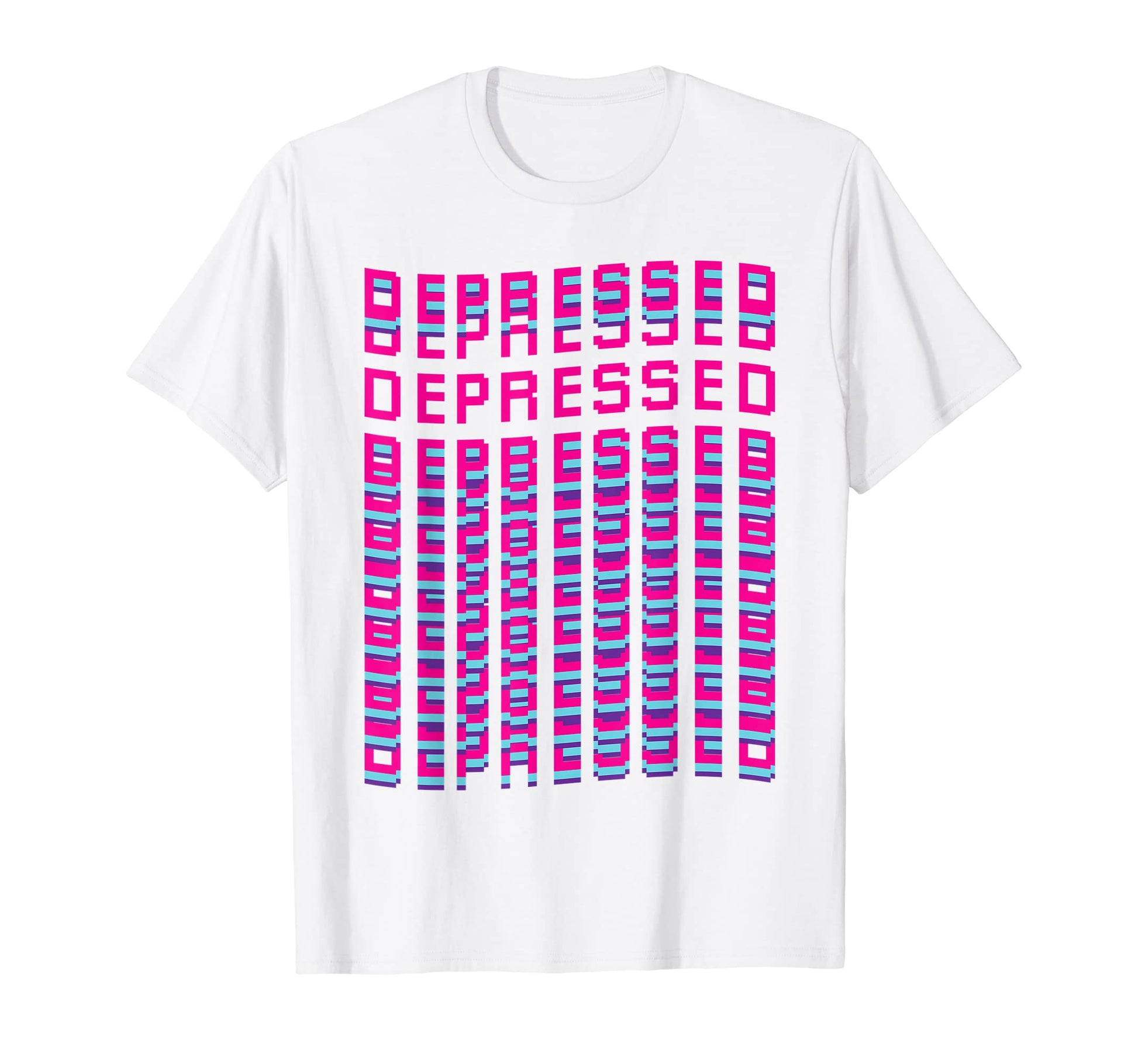 Depressed Vaporwave Aesthetic T-Shirt - Graphic Print for Adults - T-Shirt, Sweatshirt, Hoodie