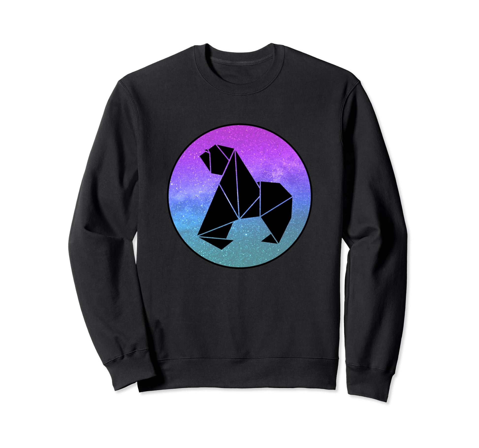 Walrus Origami Galaxy Vaporwave Sweatshirt - Streetwear Style Unisex - T-Shirt, Sweatshirt, Hoodie