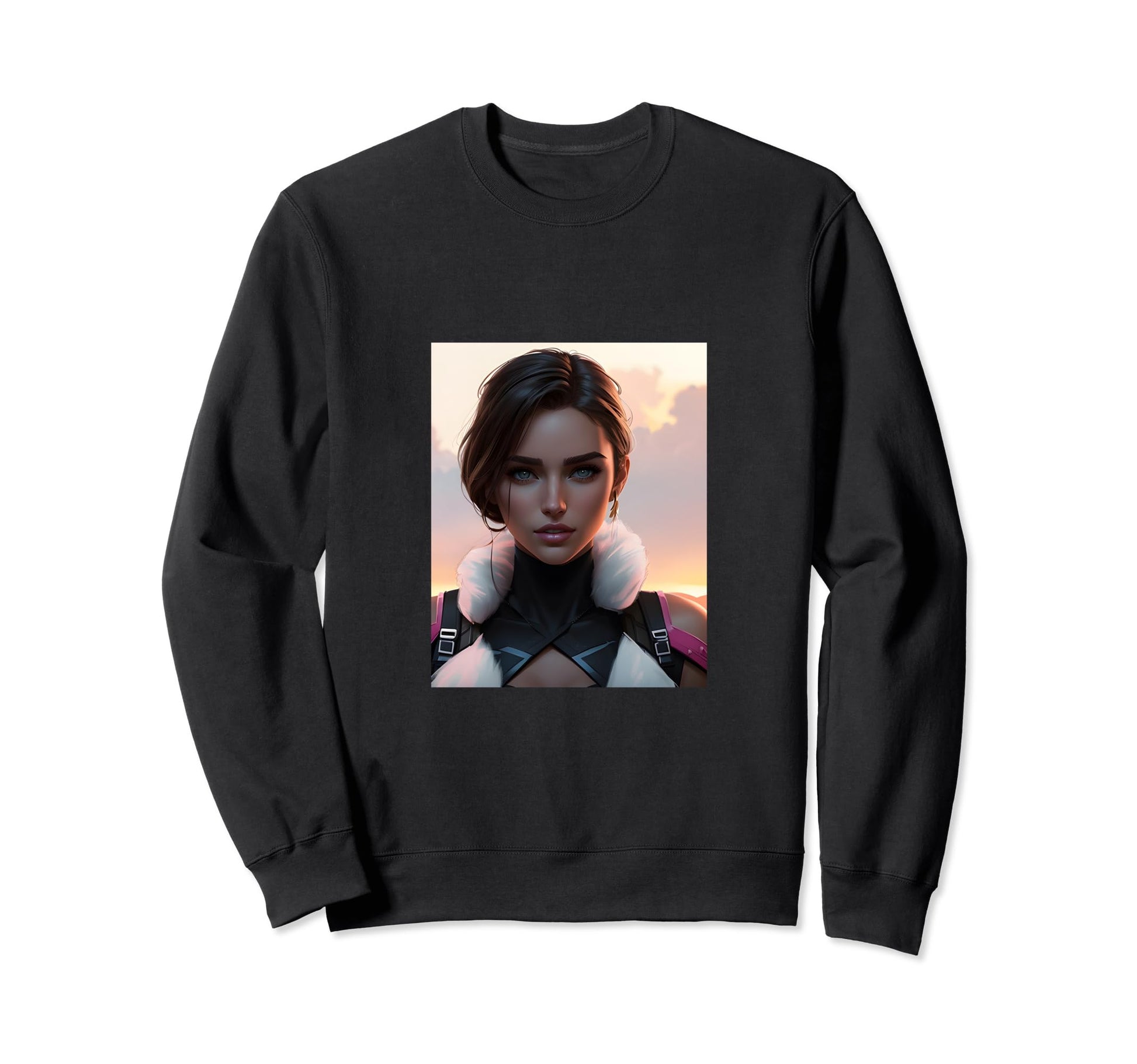 Western Country Music Cowgirl Sweatshirt - Custom Art Print Men Women - T-Shirt, Sweatshirt, Hoodie