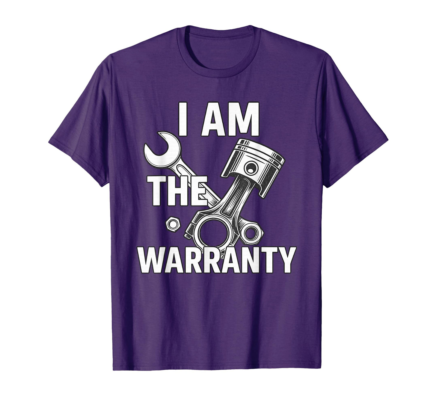 I Am Warranty Car Guy Muscle Car T-Shirt - Trendy Graphic for Adults - T-Shirt, Sweatshirt, Hoodie