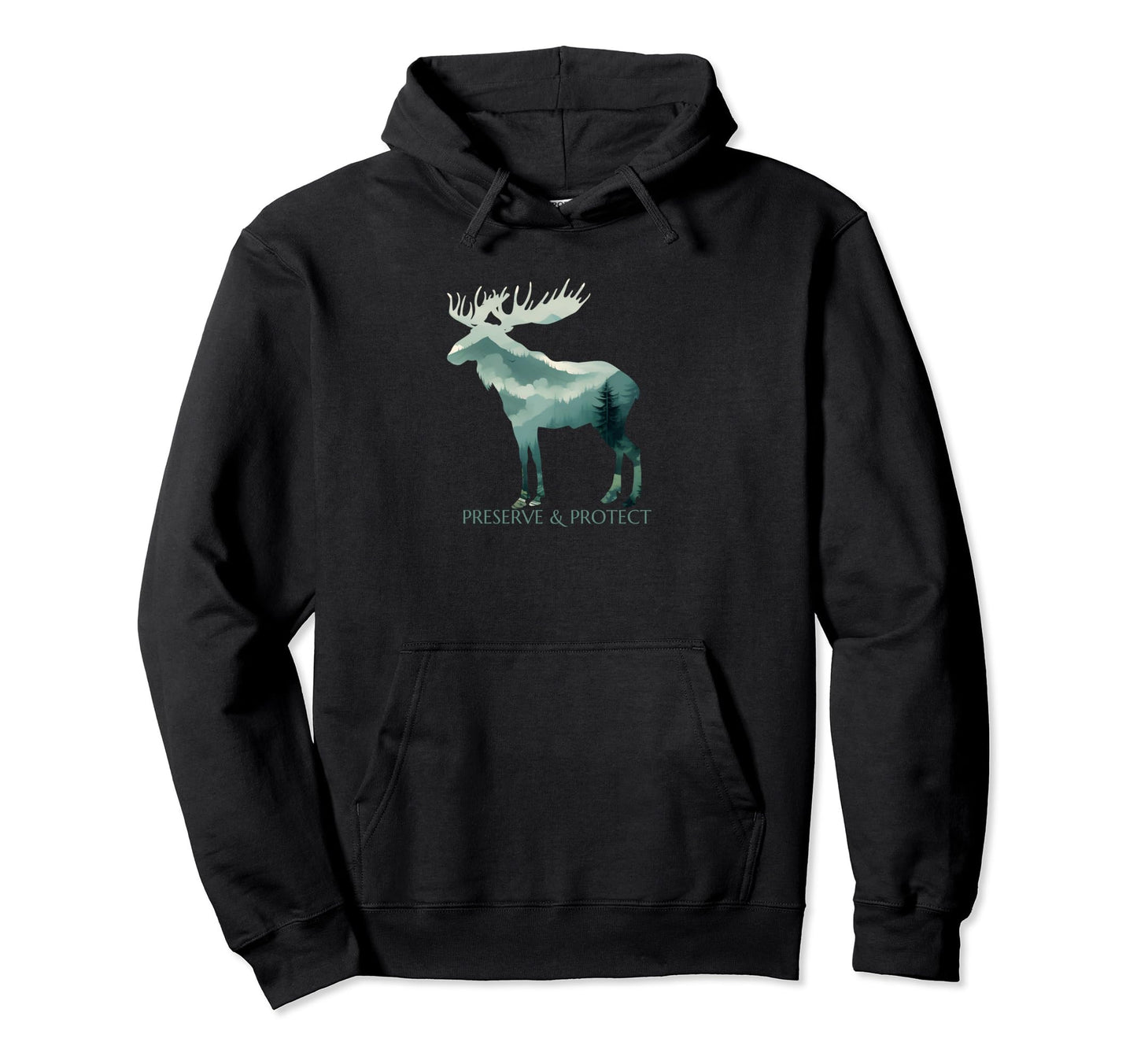Preserve Protect National Park Wildlife Hoodie - Unique Graphic Unisex - T-Shirt, Sweatshirt, Hoodie