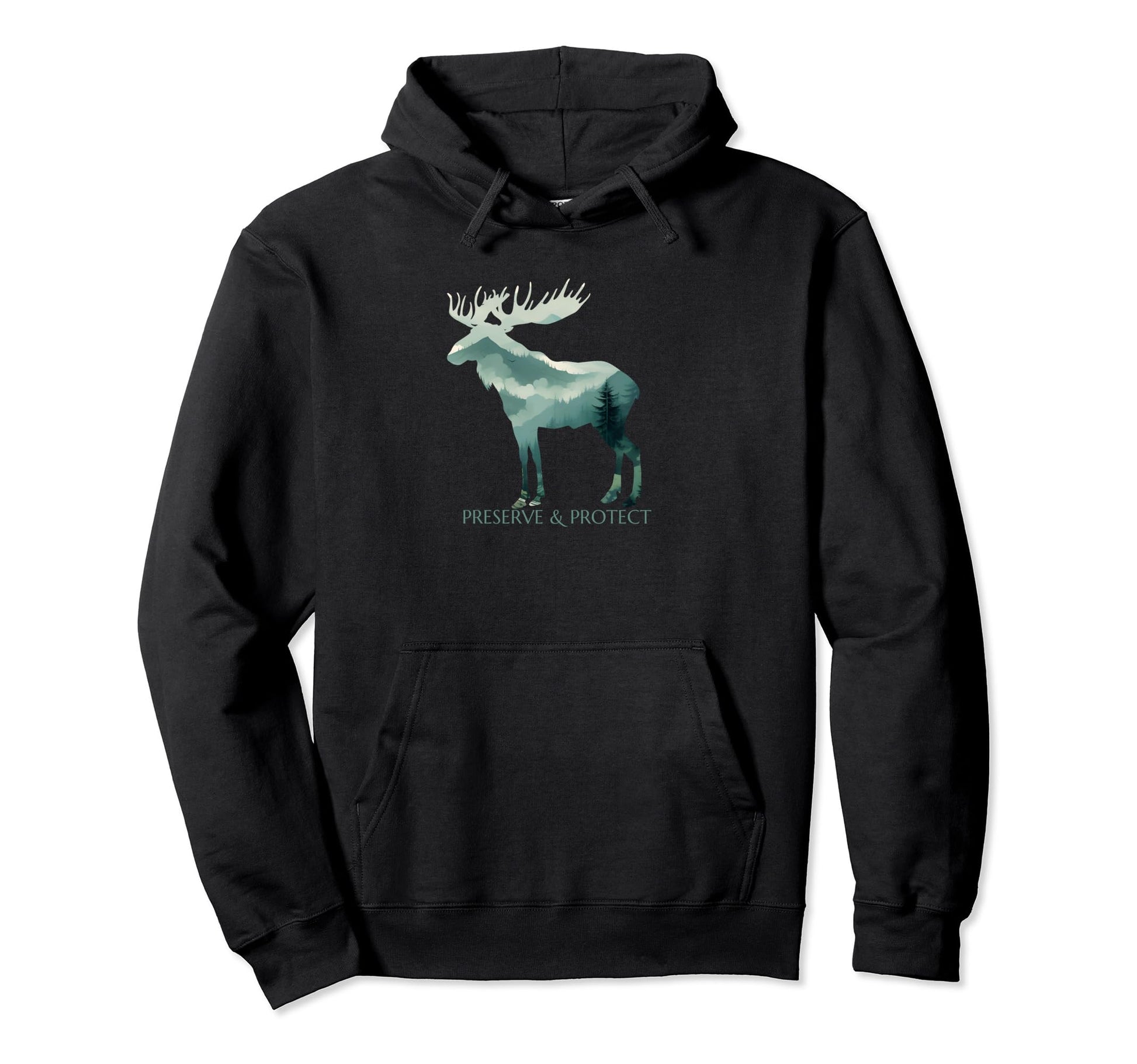 Preserve Protect National Park Wildlife Hoodie - Unique Graphic Unisex - T-Shirt, Sweatshirt, Hoodie