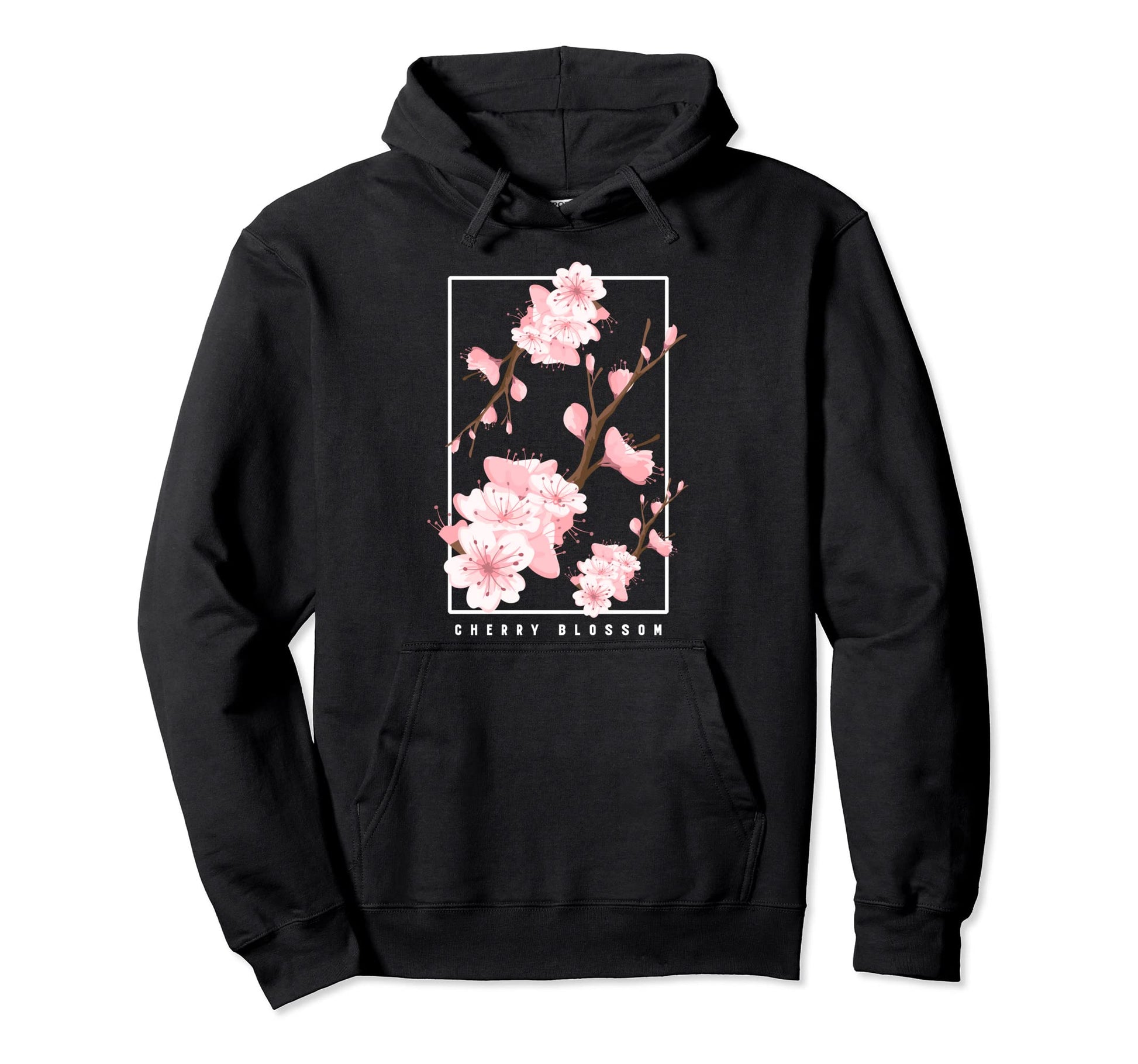 Japanese Aesthetic Vaporwave Cherry Hoodie - Novelty Apparel Unisex - T-Shirt, Sweatshirt, Hoodie