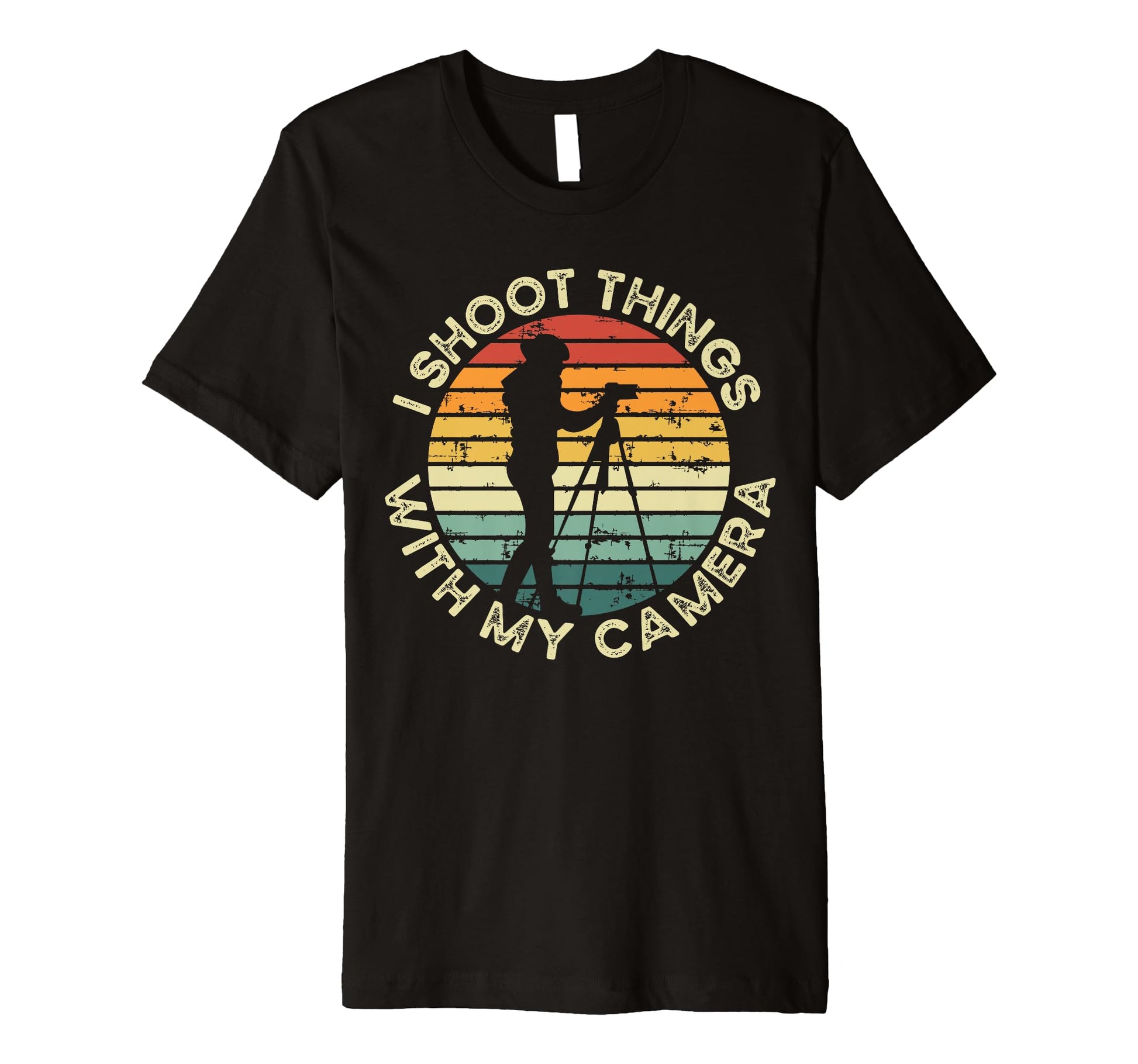 Photo Camera Photographer Flash People T-Shirt - Minimalist Print Unisex - T-Shirt, Sweatshirt, Hoodie