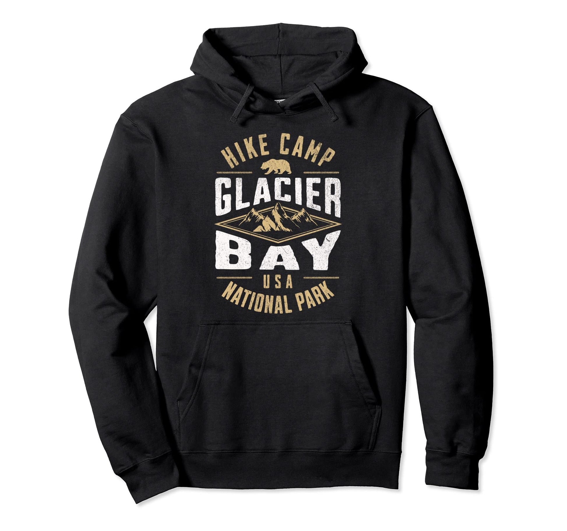 Glacier Bay National Park Alaska Nature Hoodie - Trendy Graphic Men Women - T-Shirt, Sweatshirt, Hoodie