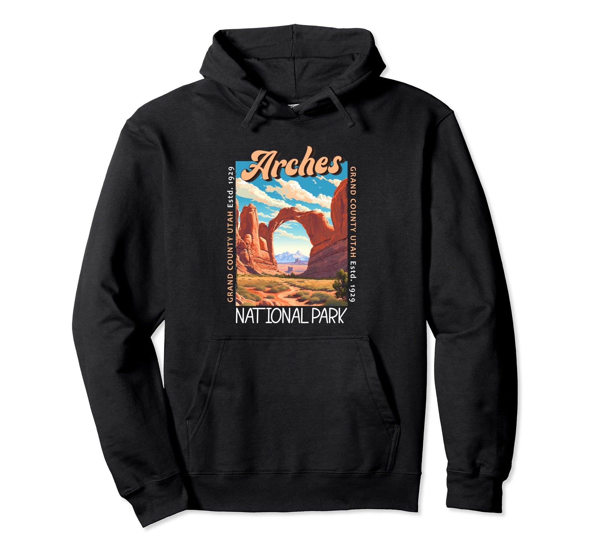 Arches National Park Utah Hoodie - Casual Everyday Wear Men Women - T-Shirt, Sweatshirt, Hoodie