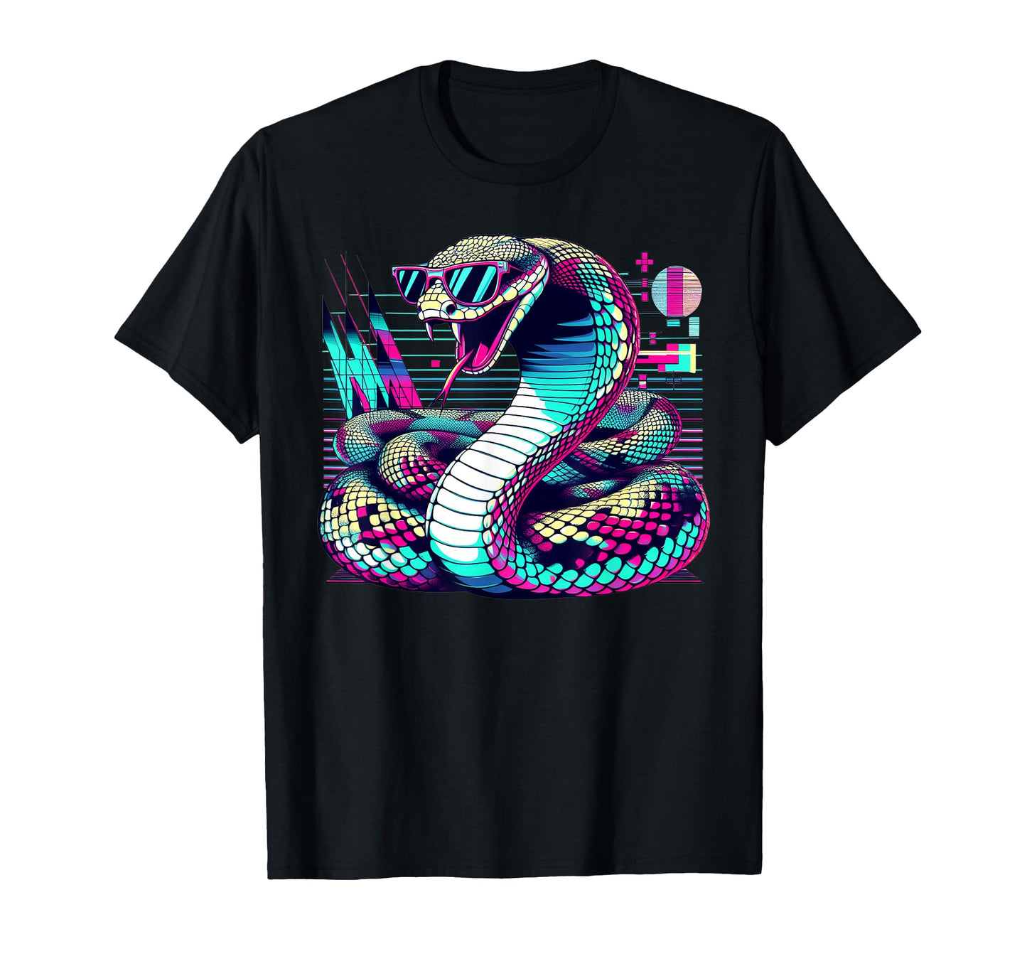 Vaporwave Snake Aesthetic Pastel Goth T-Shirt - Graphic Print Men Women - T-Shirt, Sweatshirt, Hoodie