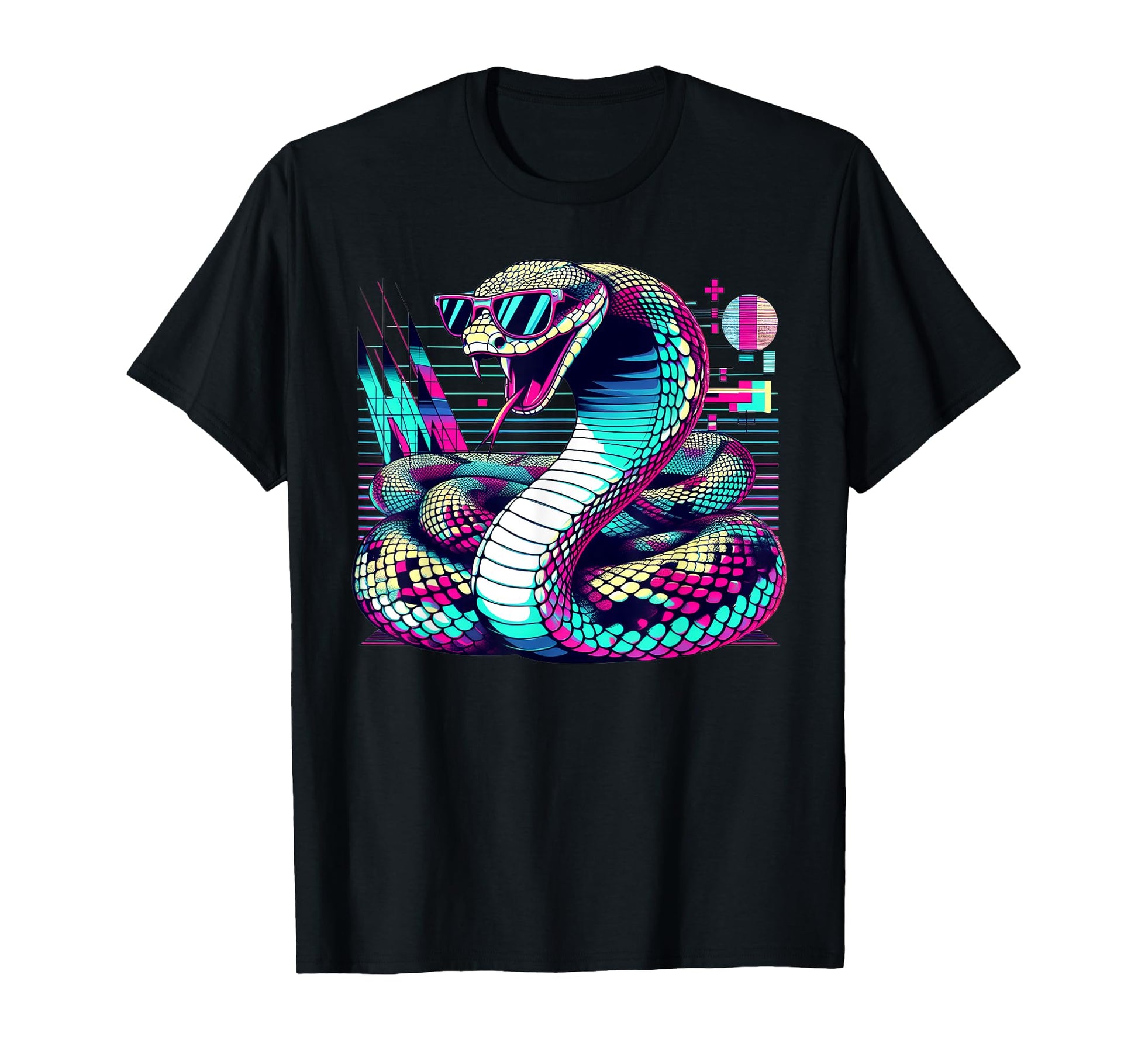 Vaporwave Snake Aesthetic Pastel Goth T-Shirt - Graphic Print Men Women - T-Shirt, Sweatshirt, Hoodie