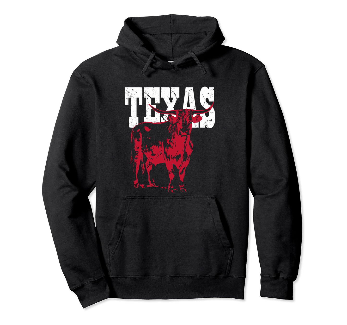 Texas Longhorn Rodeo Cowboy Texas 1845 Hoodie - Aesthetic Graphic Unisex - T-Shirt, Sweatshirt, Hoodie