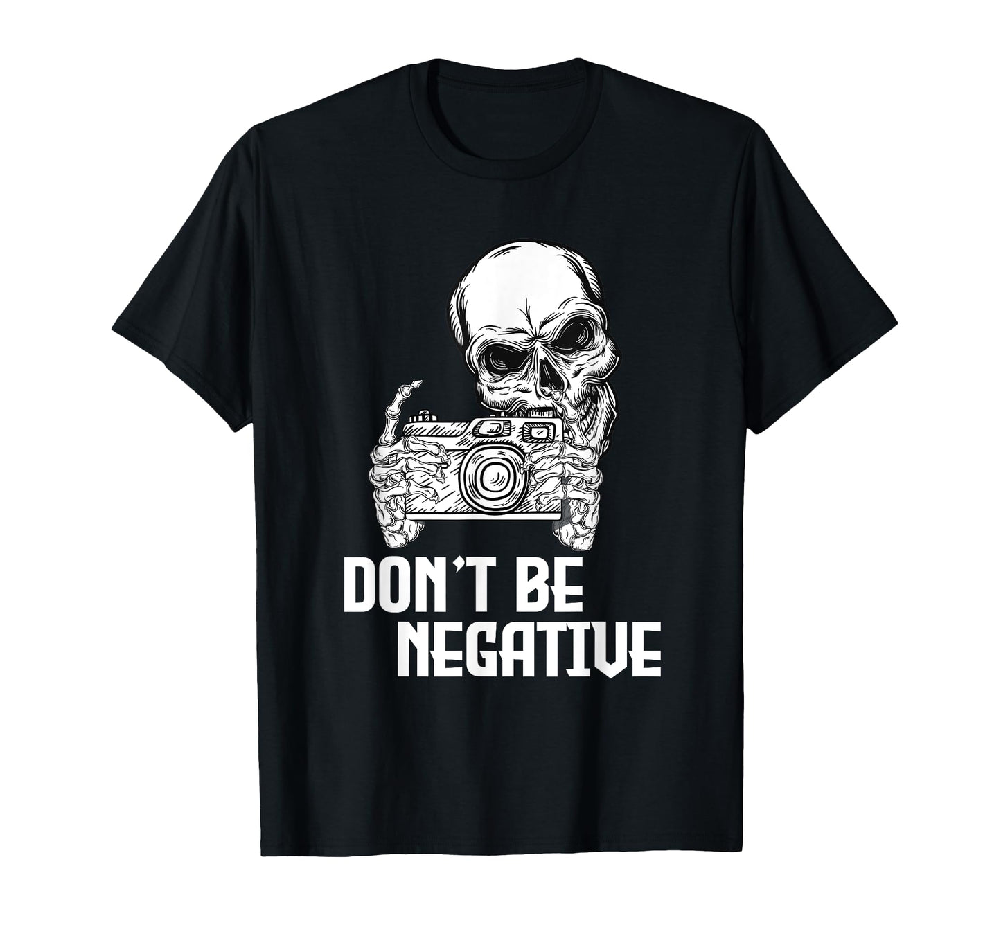 Photographer Skeleton Photography T-Shirt - Aesthetic Graphic Men Women - T-Shirt, Sweatshirt, Hoodie