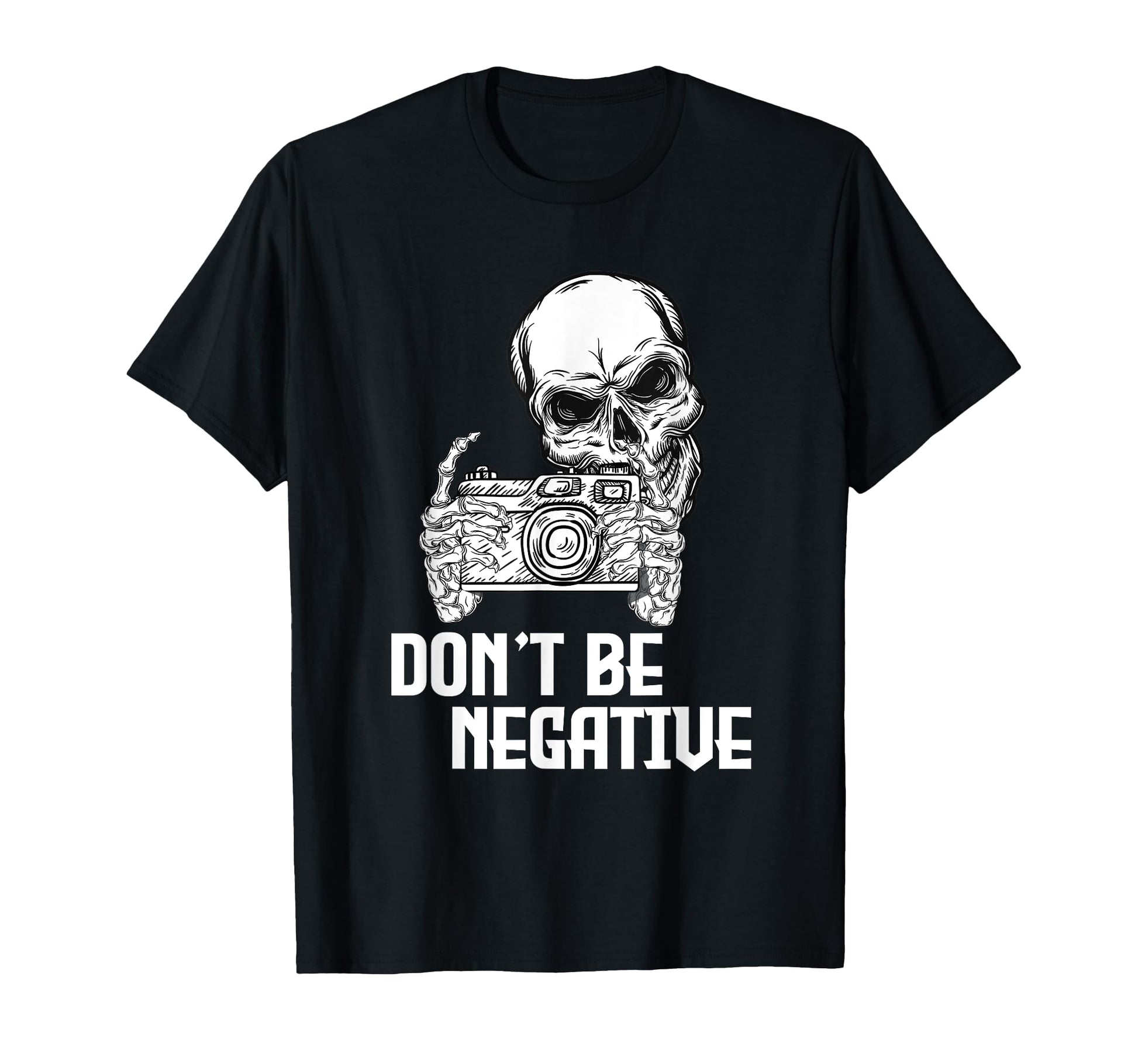Photographer Skeleton Photography T-Shirt - Aesthetic Graphic Men Women - T-Shirt, Sweatshirt, Hoodie