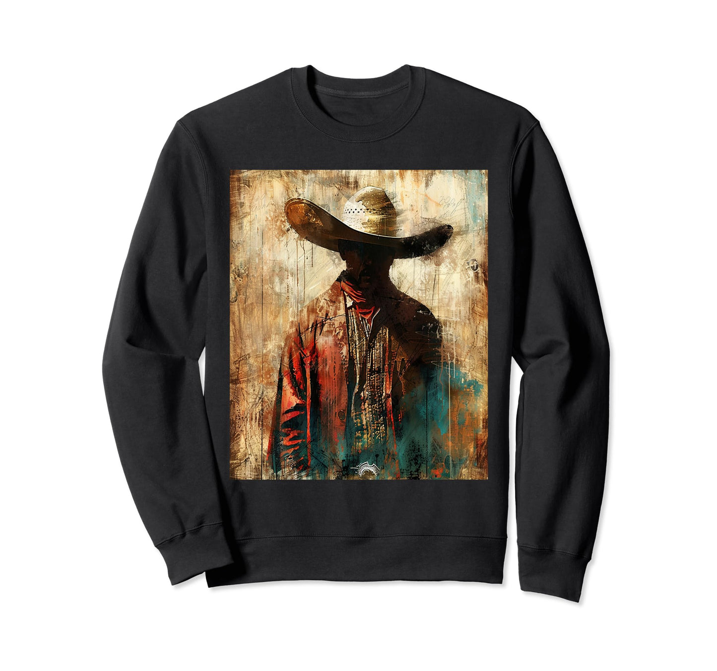 1950S Western Mexican Cowboy Sweatshirt - Graphic Print for Adults - T-Shirt, Sweatshirt, Hoodie