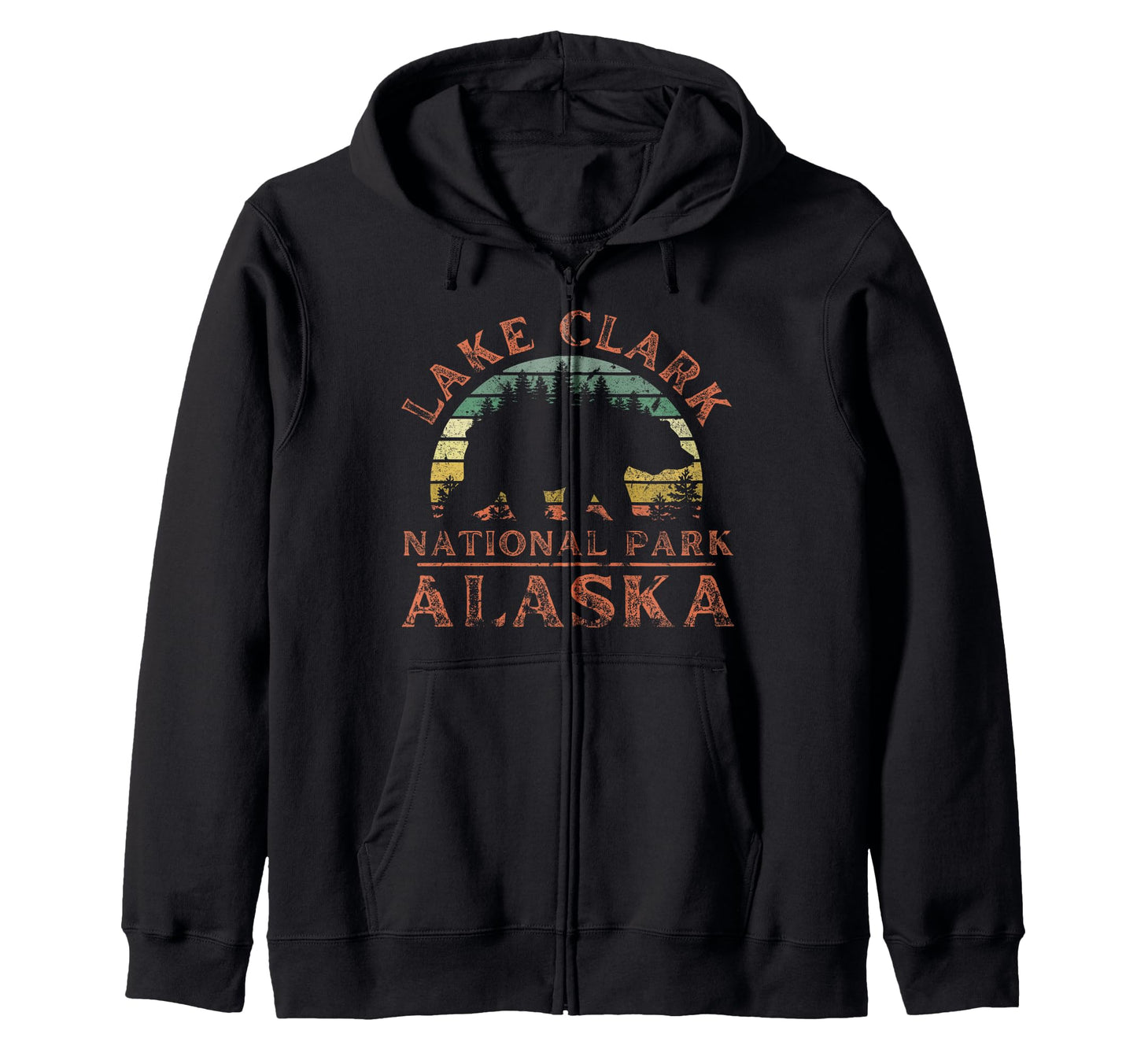 Lake Clark National Park Alaska Sweatshirt - Fun Novelty Design for Adults - T-Shirt, Sweatshirt, Hoodie