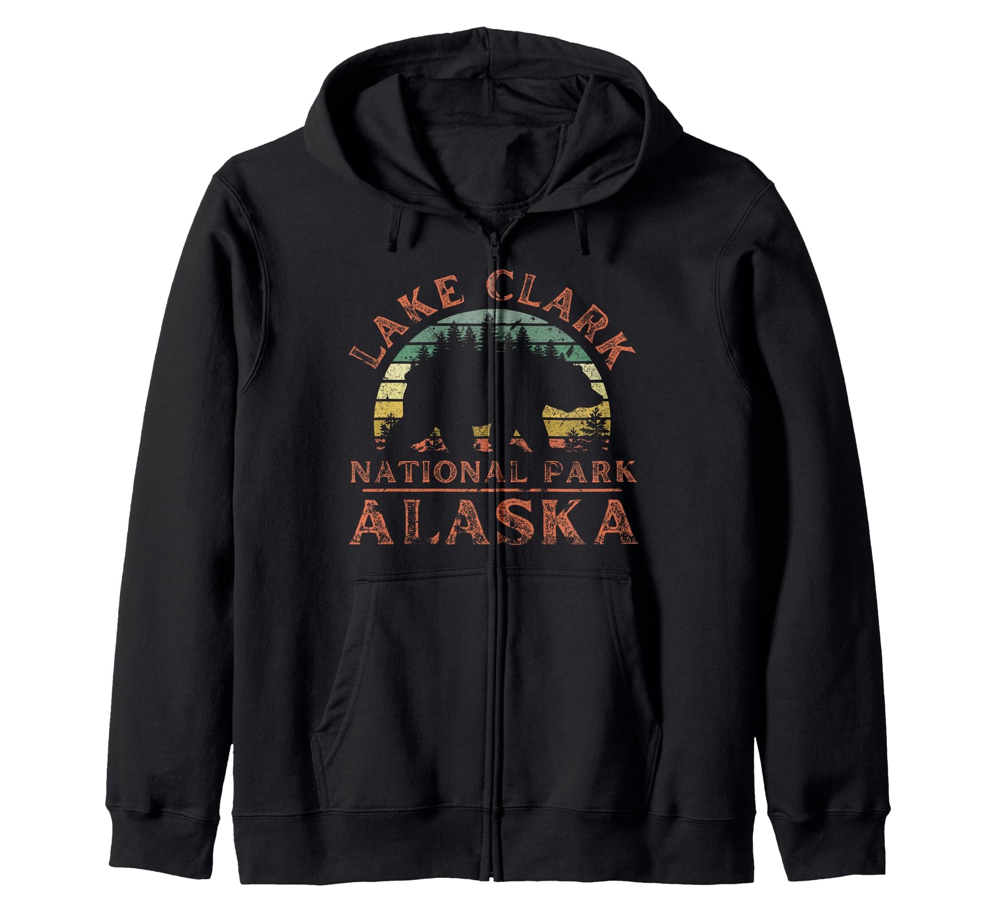Lake Clark National Park Alaska Sweatshirt - Fun Novelty Design for Adults - T-Shirt, Sweatshirt, Hoodie