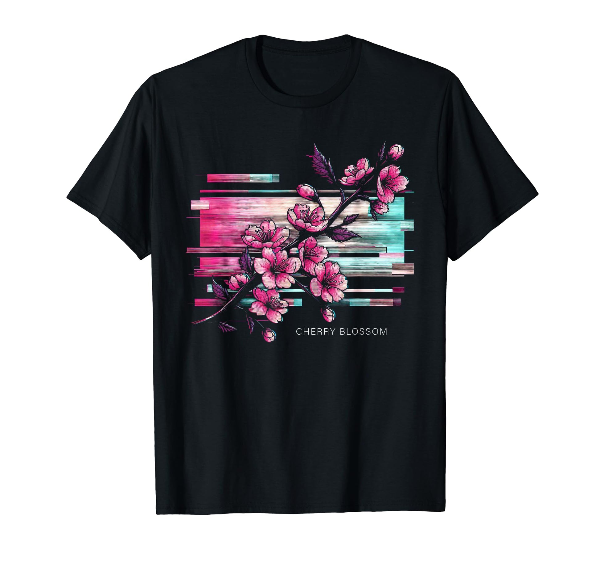 Cherry Blossom Vaporwave Aesthetic T-Shirt - Trendy Graphic Men Women - T-Shirt, Sweatshirt, Hoodie