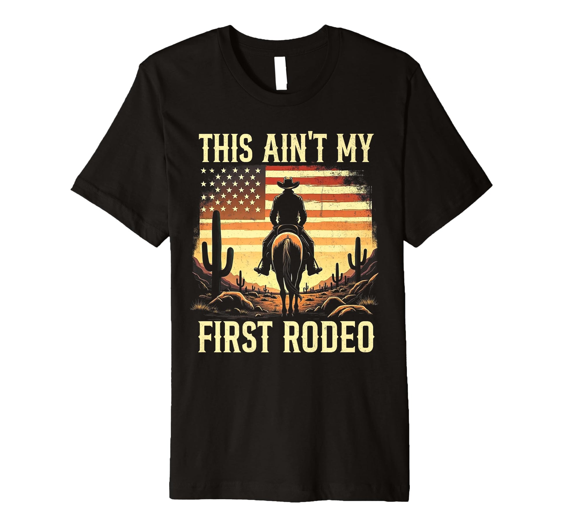 This Aint My First Rodeo Cowboy Country T-Shirt - Unique Graphic Men Women - T-Shirt, Sweatshirt, Hoodie