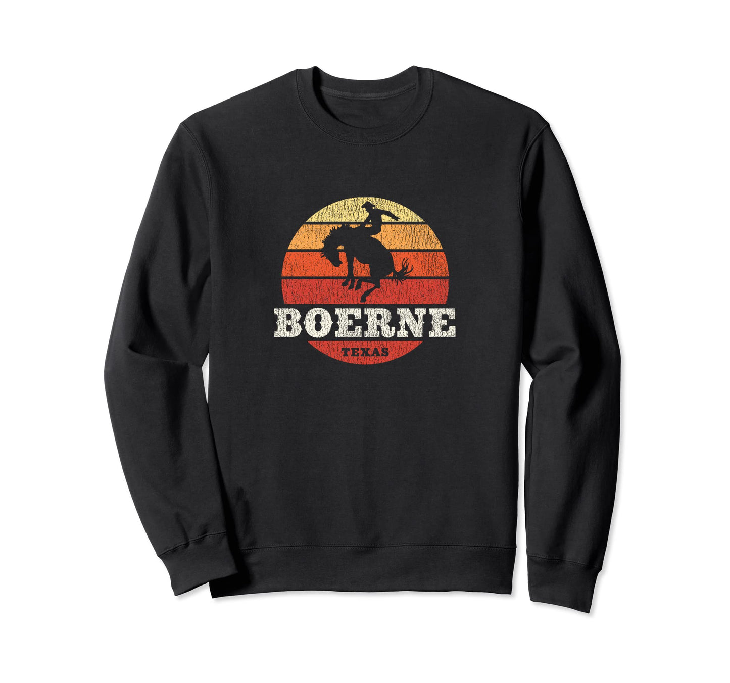 Boerne Tx Country Western Sweatshirt - Unique Graphic Men Women - T-Shirt, Sweatshirt, Hoodie