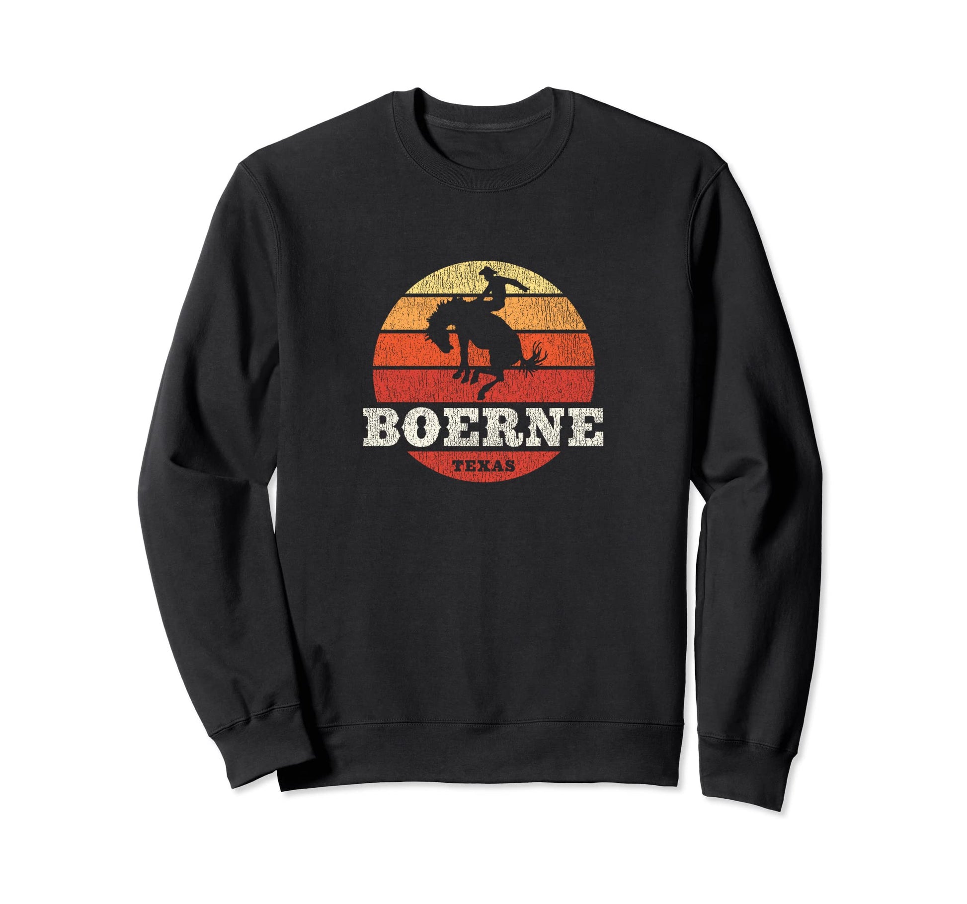 Boerne Tx Country Western Sweatshirt - Unique Graphic Men Women - T-Shirt, Sweatshirt, Hoodie