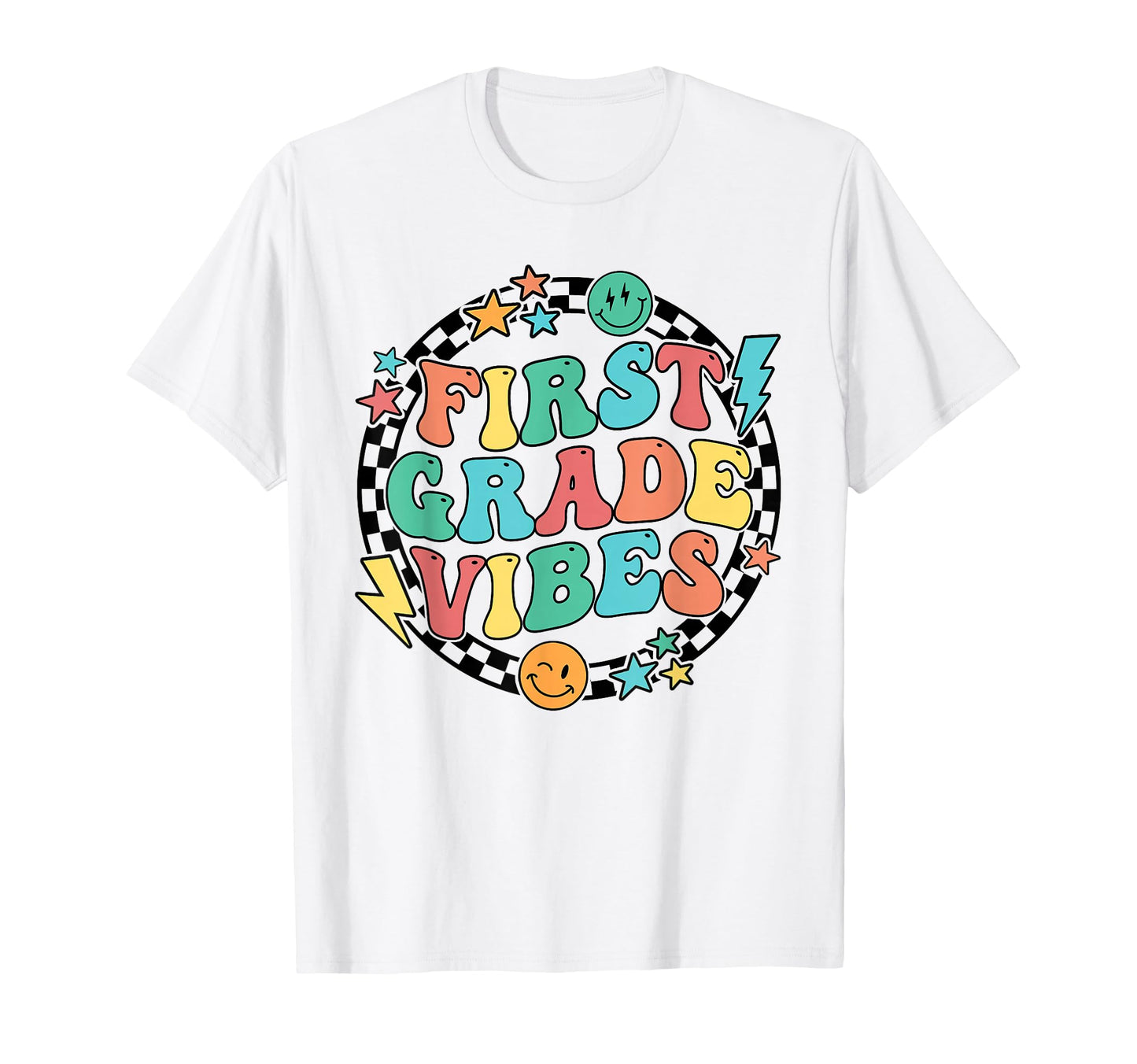 First Grade Vibes 1St Grade Rocks Back T-Shirt - Aesthetic Graphic Unisex - T-Shirt, Sweatshirt, Hoodie