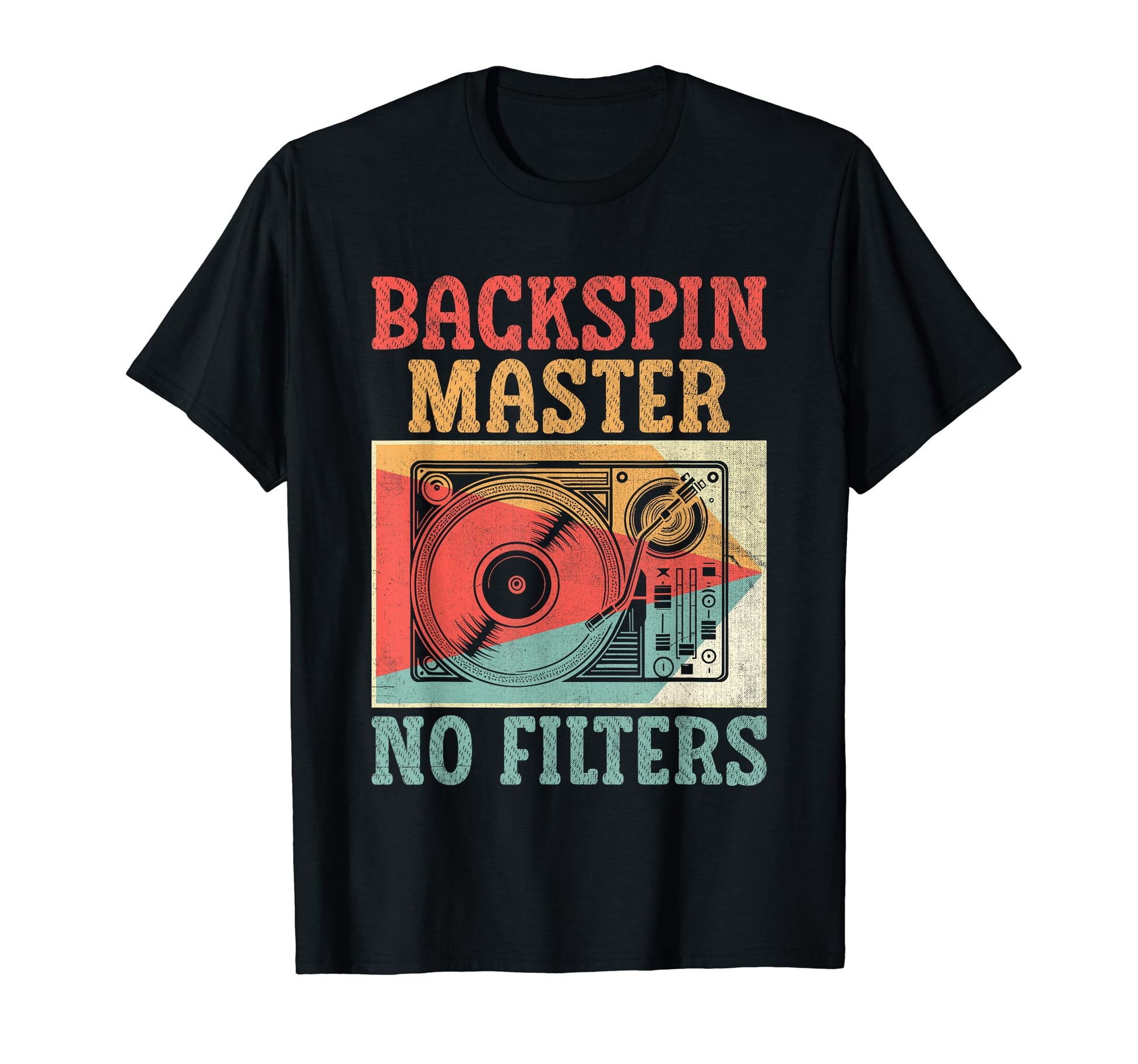 Funny Old School Dj Equipment Table T-Shirt - Graphic Print Unisex - T-Shirt, Sweatshirt, Hoodie