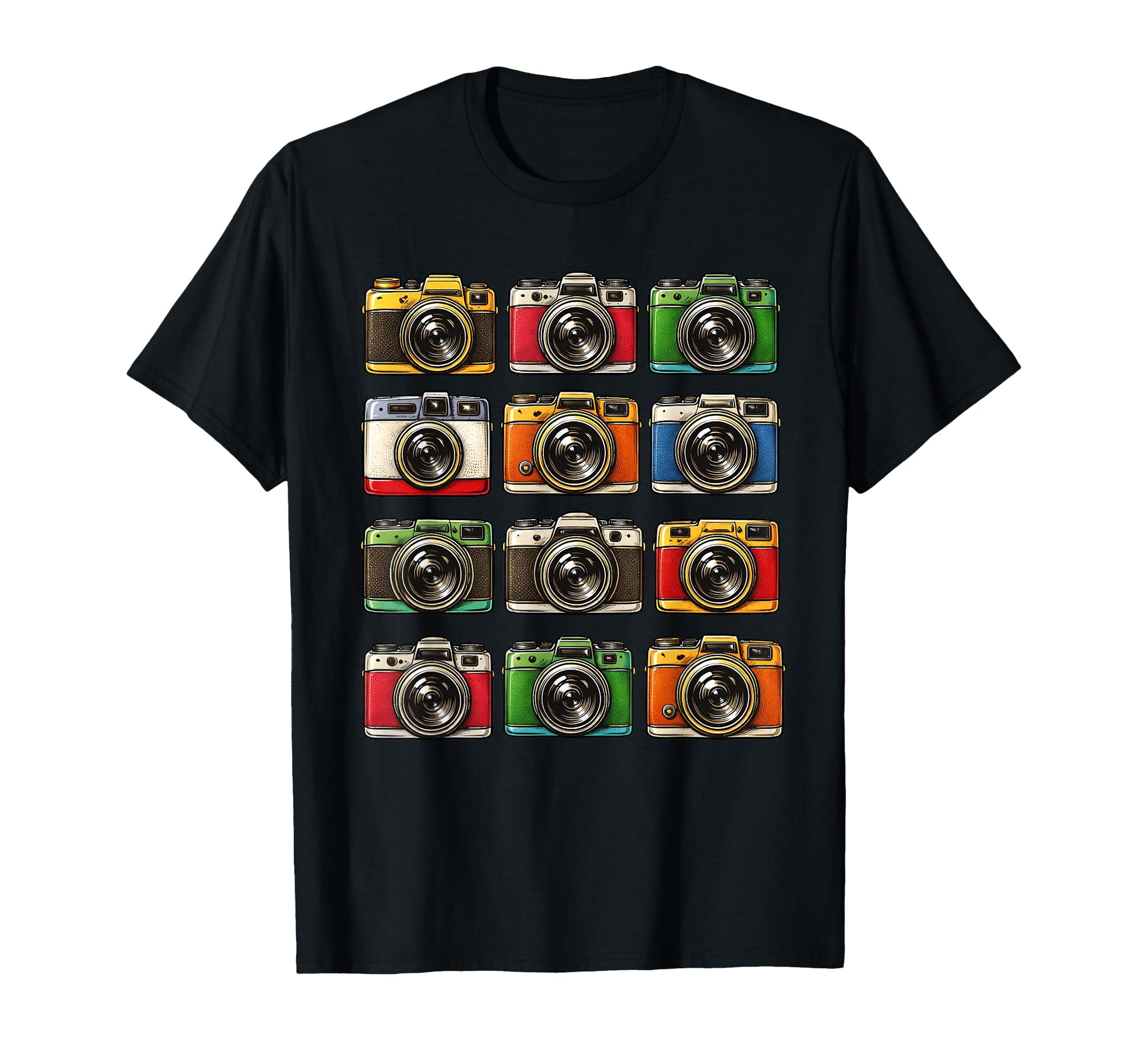 Photographer Camera Collection T-Shirt - Casual Everyday Wear Men Women - T-Shirt, Sweatshirt, Hoodie