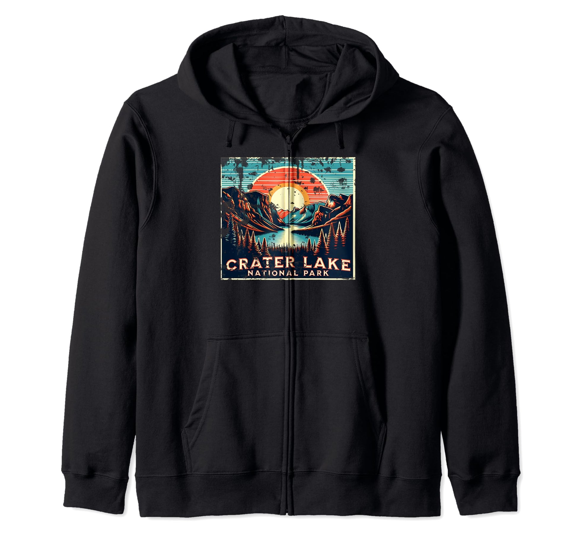 Crater Lake National Park Oregon Usa Sweatshirt - Minimalist Print Unisex - T-Shirt, Sweatshirt, Hoodie