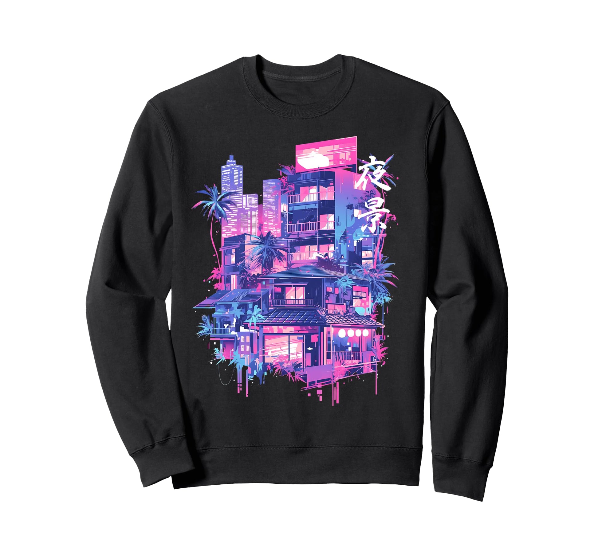 Tokyo Japan 80S 90S City Vaporwave Sweatshirt - Novelty Apparel for Adults - T-Shirt, Sweatshirt, Hoodie