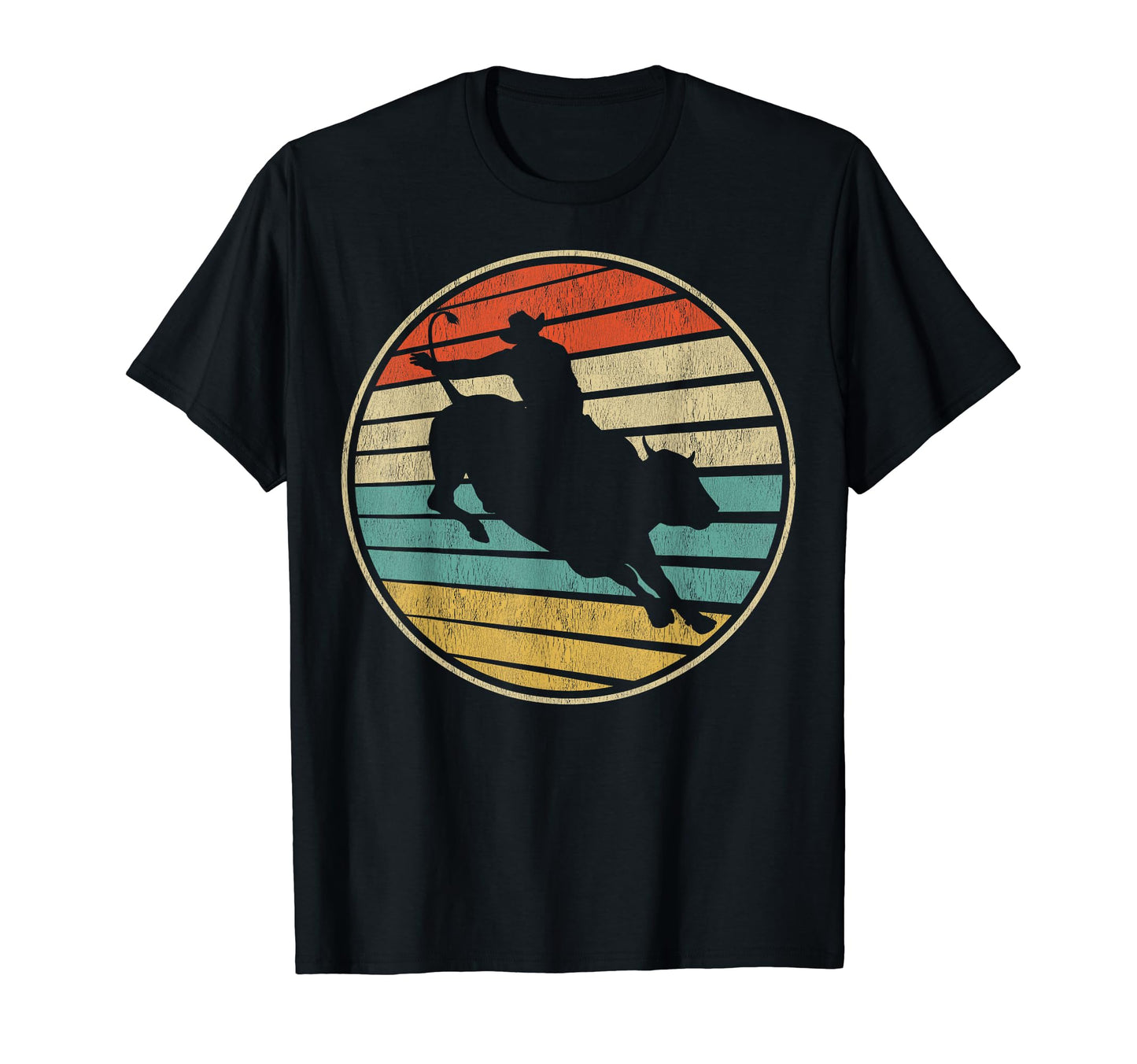Bull Riding Gift 70S 80S Cowboy T-Shirt - Streetwear Style for Adults - T-Shirt, Sweatshirt, Hoodie