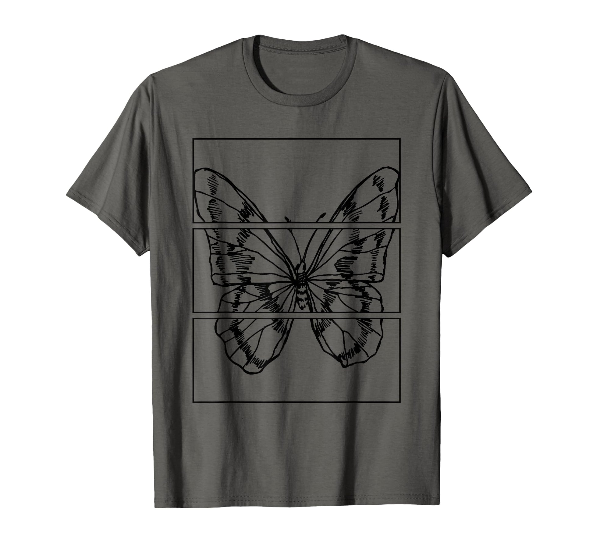 Soft Grunge Emo Aesthetic Butterfly T-Shirt - Minimalist Print Unisex - T-Shirt, Sweatshirt, Hoodie