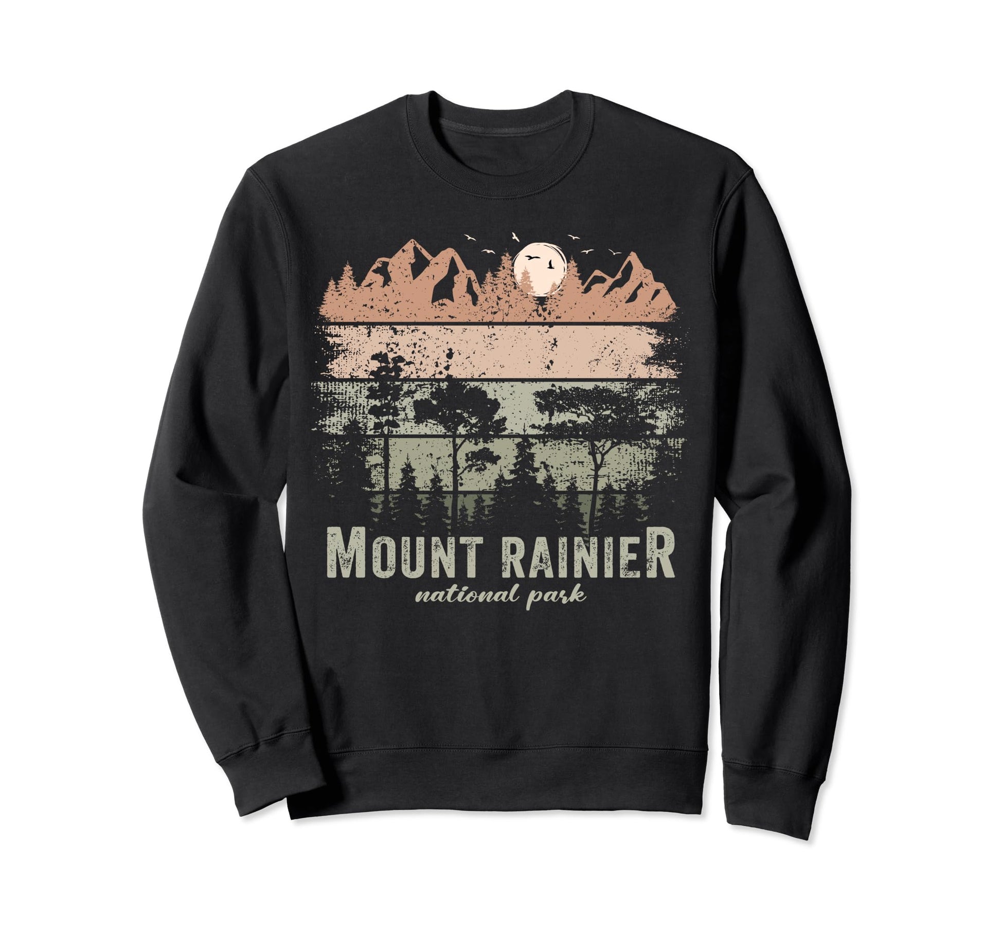 Mount Rainier National Park Us Mount Sweatshirt - Unique Graphic Men Women - T-Shirt, Sweatshirt, Hoodie