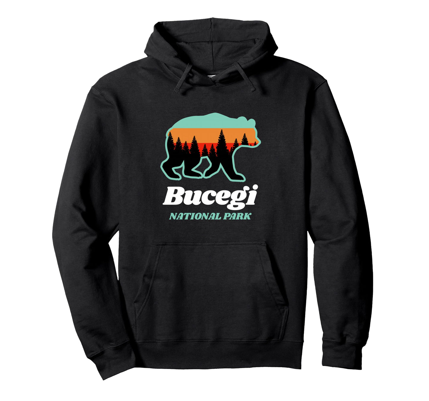 Bucegi National Park Romania Bear Hoodie - Custom Art Print for Adults - T-Shirt, Sweatshirt, Hoodie