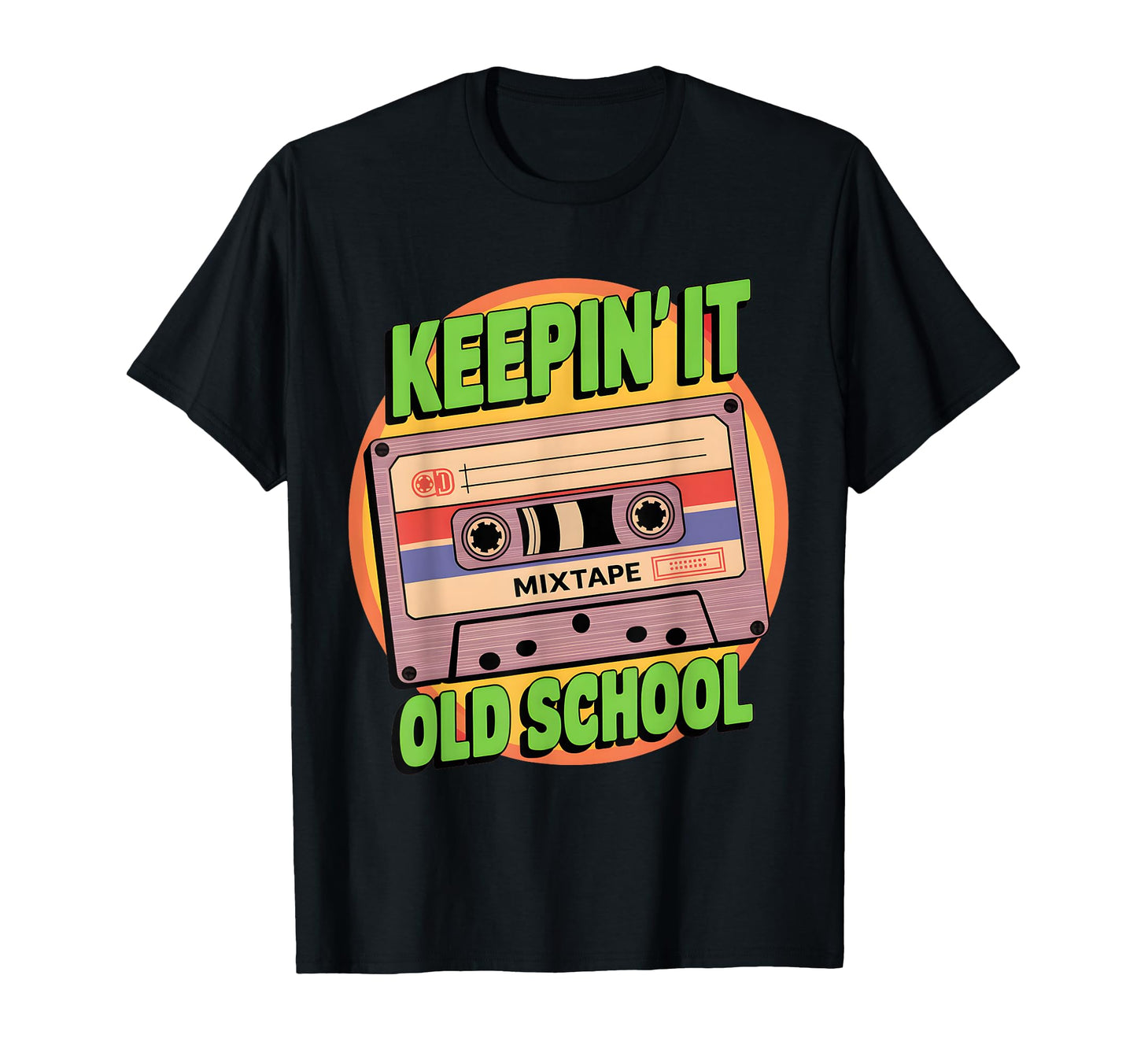 Old School Hip Hop 80S 90S Cassette T-Shirt - Custom Art Print Men Women - T-Shirt, Sweatshirt, Hoodie