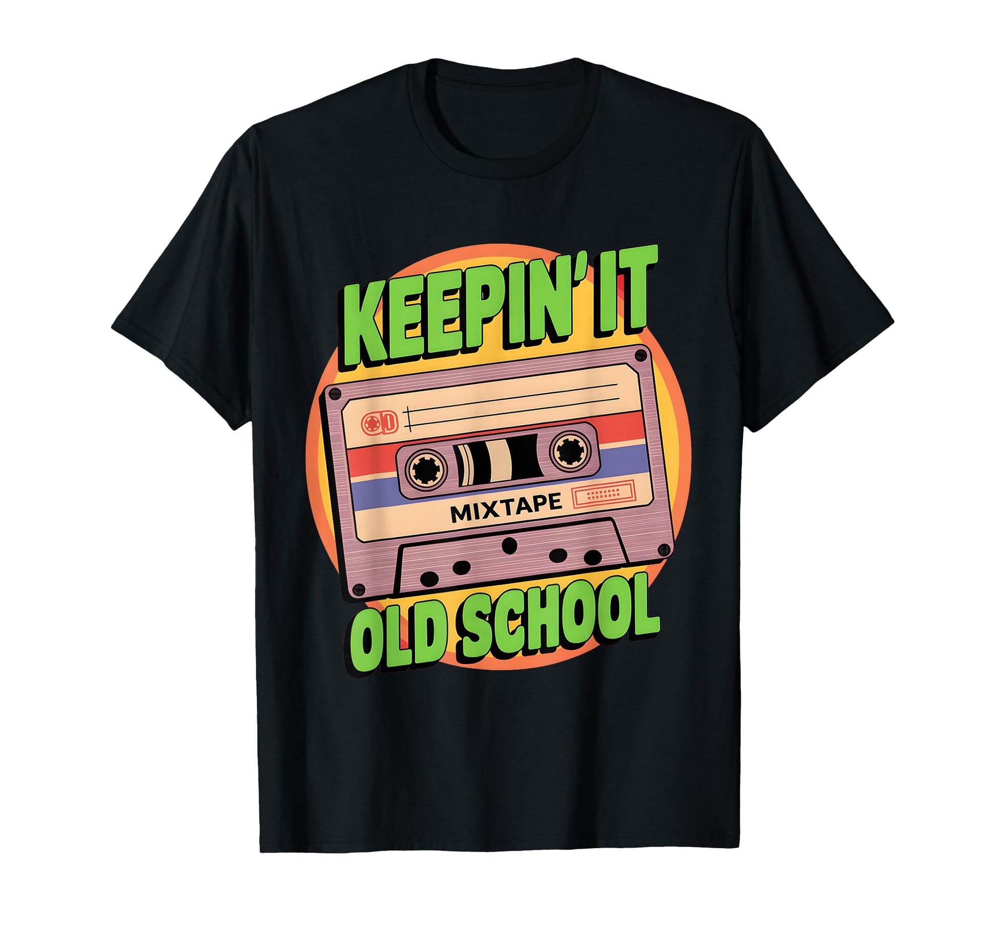 Old School Hip Hop 80S 90S Cassette T-Shirt - Custom Art Print Men Women - T-Shirt, Sweatshirt, Hoodie
