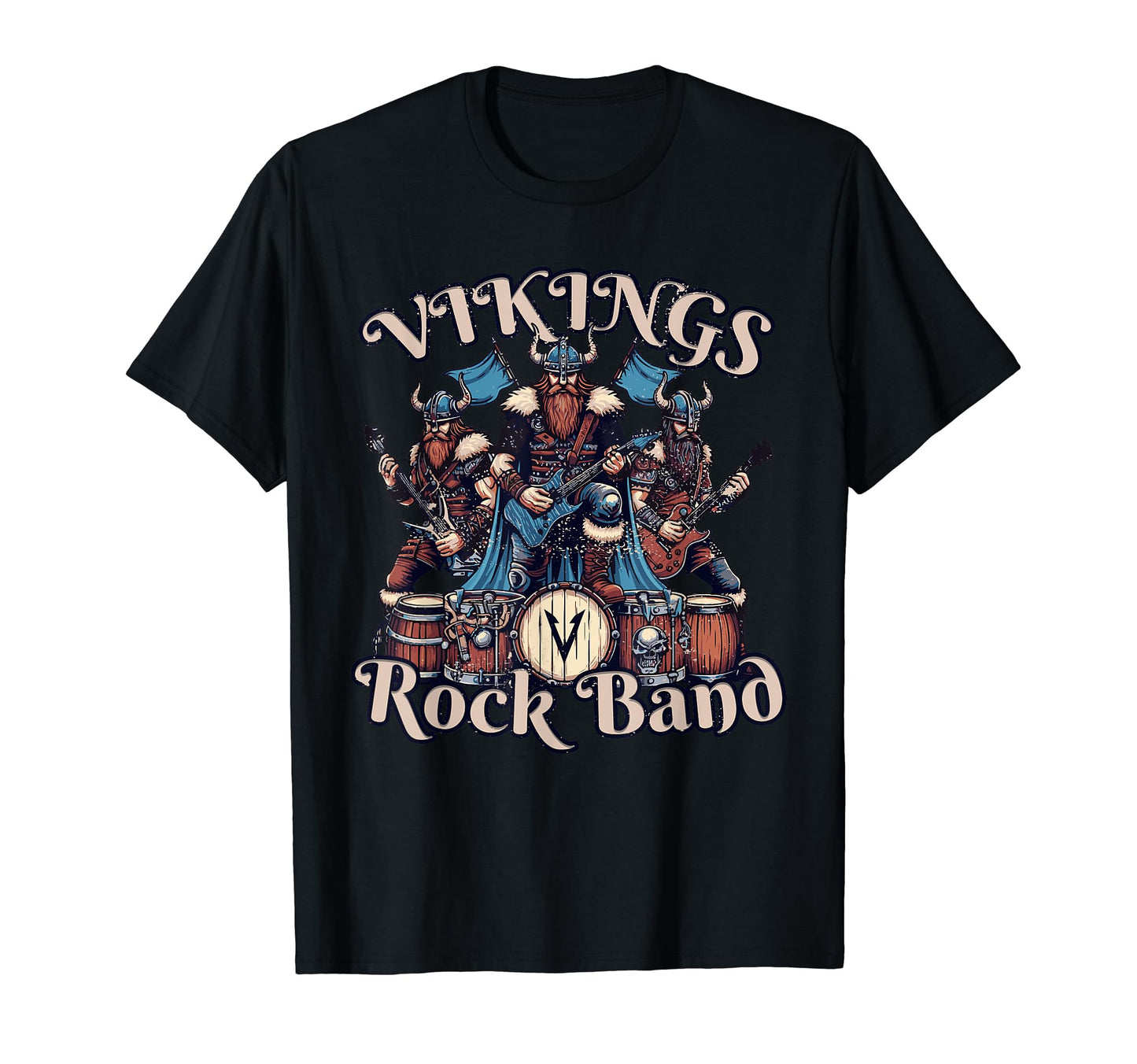 Vikings Rock Band Epic Norse Warrior T-Shirt - Streetwear Style Men Women - T-Shirt, Sweatshirt, Hoodie
