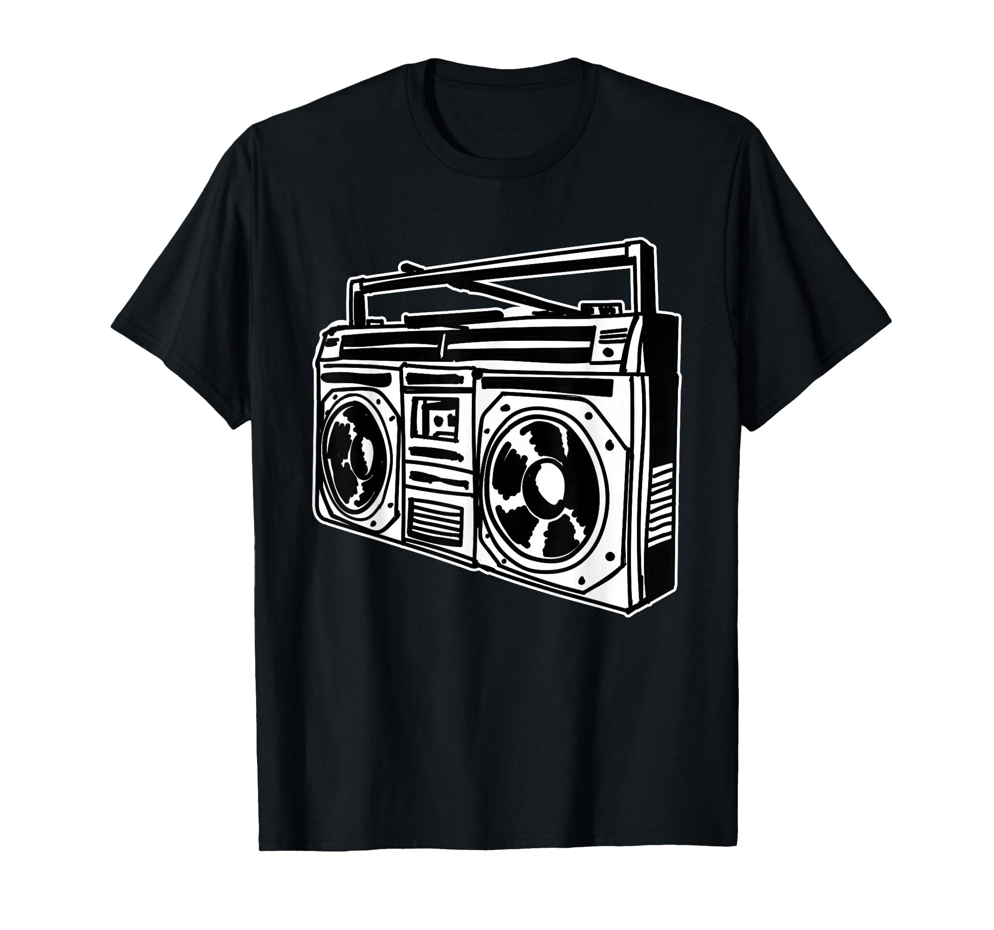 Ghetto Blaster 80S 90S Hip Hip Rap T-Shirt - Trendy Graphic for Adults - T-Shirt, Sweatshirt, Hoodie