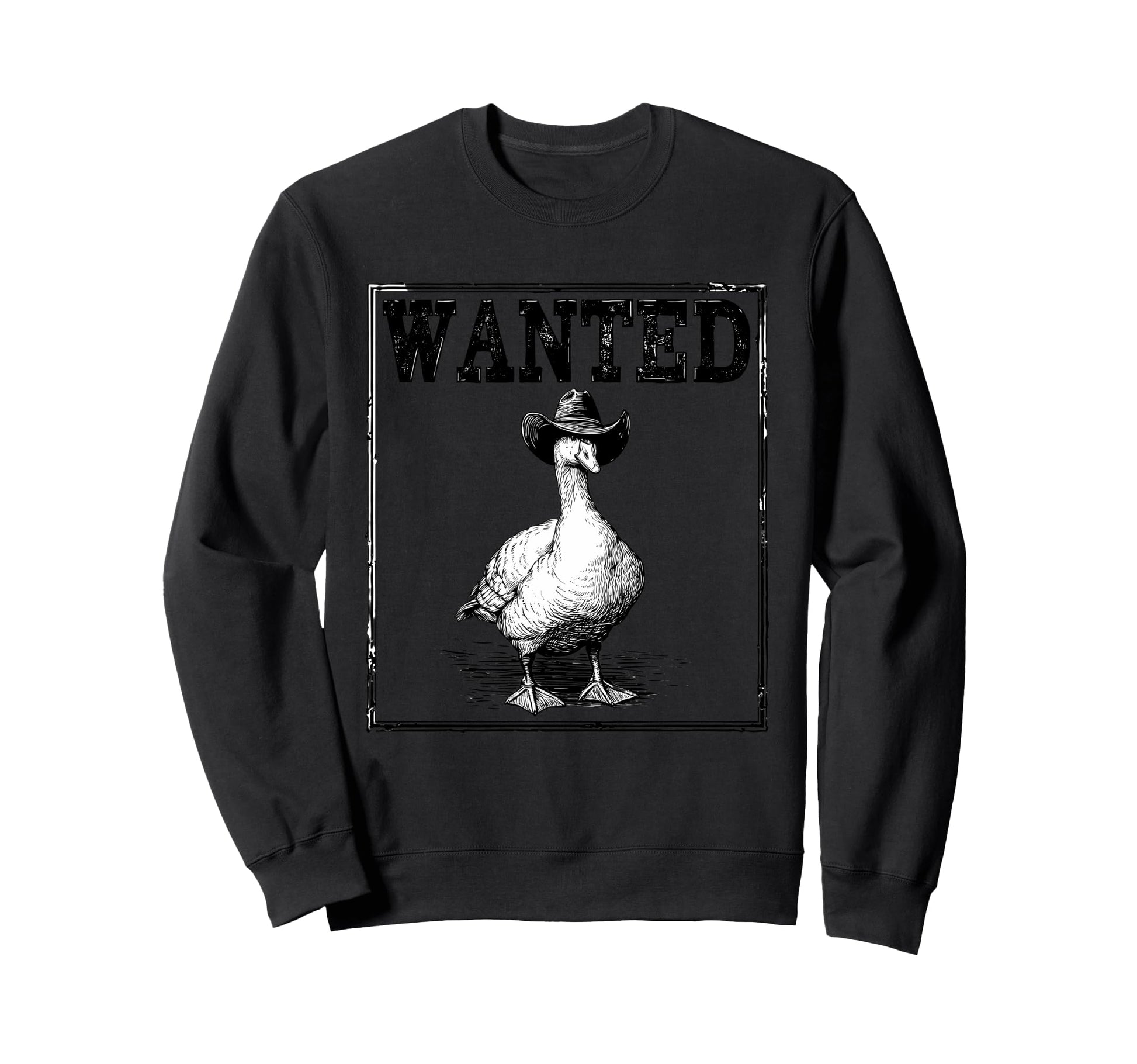 Goose Cowboy Rodeo Cowgirl Western Sweatshirt - Fun Novelty Design Unisex - T-Shirt, Sweatshirt, Hoodie