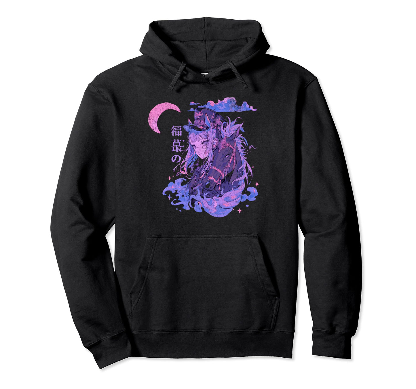 Horse Waifu Anime Japan Western Cowgirl Hoodie - Novelty Apparel Men Women - T-Shirt, Sweatshirt, Hoodie