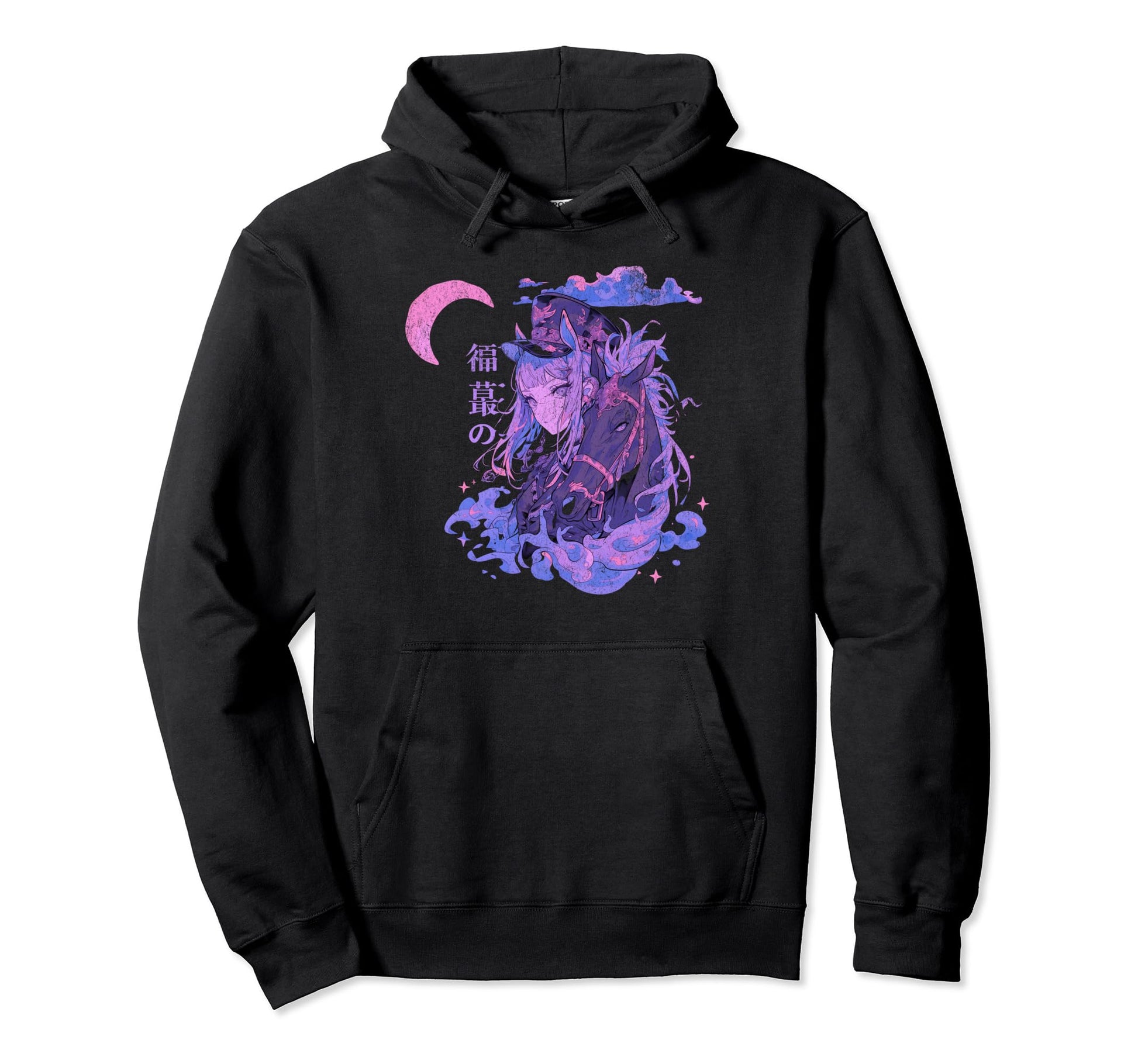 Horse Waifu Anime Japan Western Cowgirl Hoodie - Novelty Apparel Men Women - T-Shirt, Sweatshirt, Hoodie