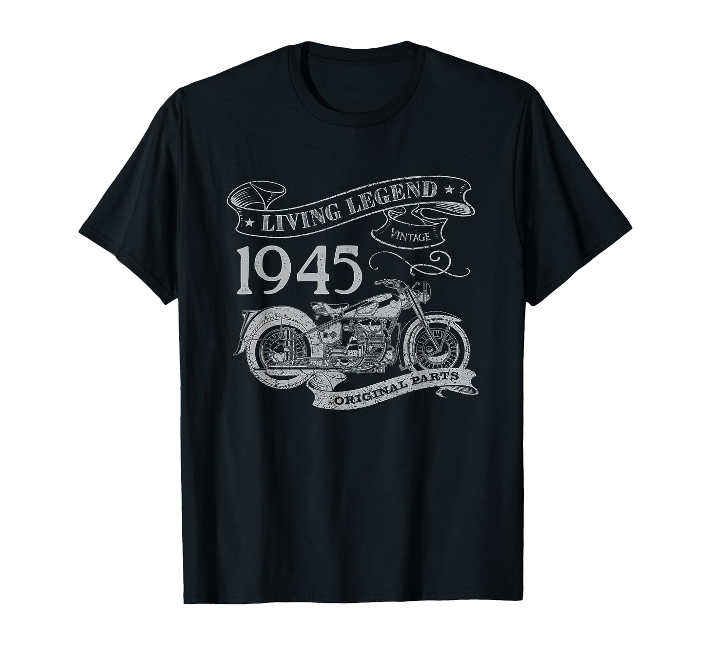 80Th Birthday 1945 Living Legend T-Shirt - Custom Art Print Men Women - T-Shirt, Sweatshirt, Hoodie