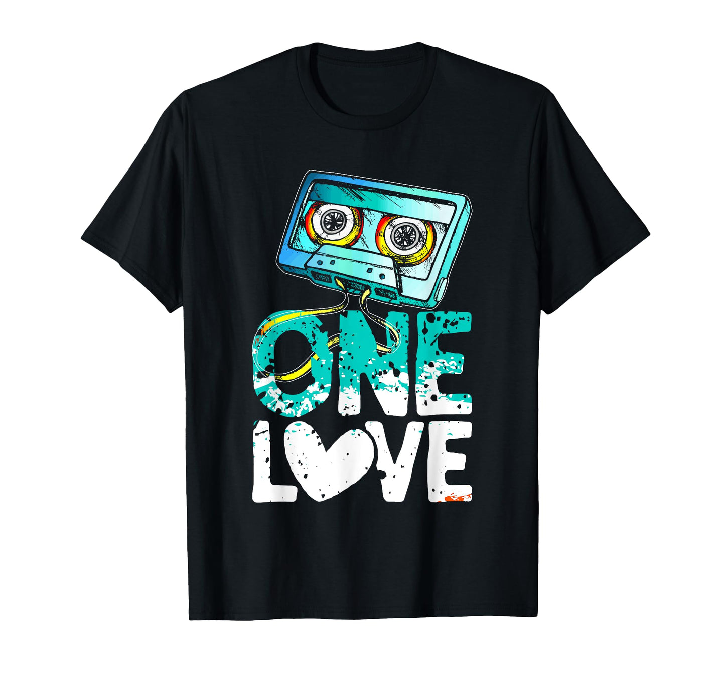 One Love Old School Hip Hop Rap T-Shirt - Fun Novelty Design for Adults - T-Shirt, Sweatshirt, Hoodie